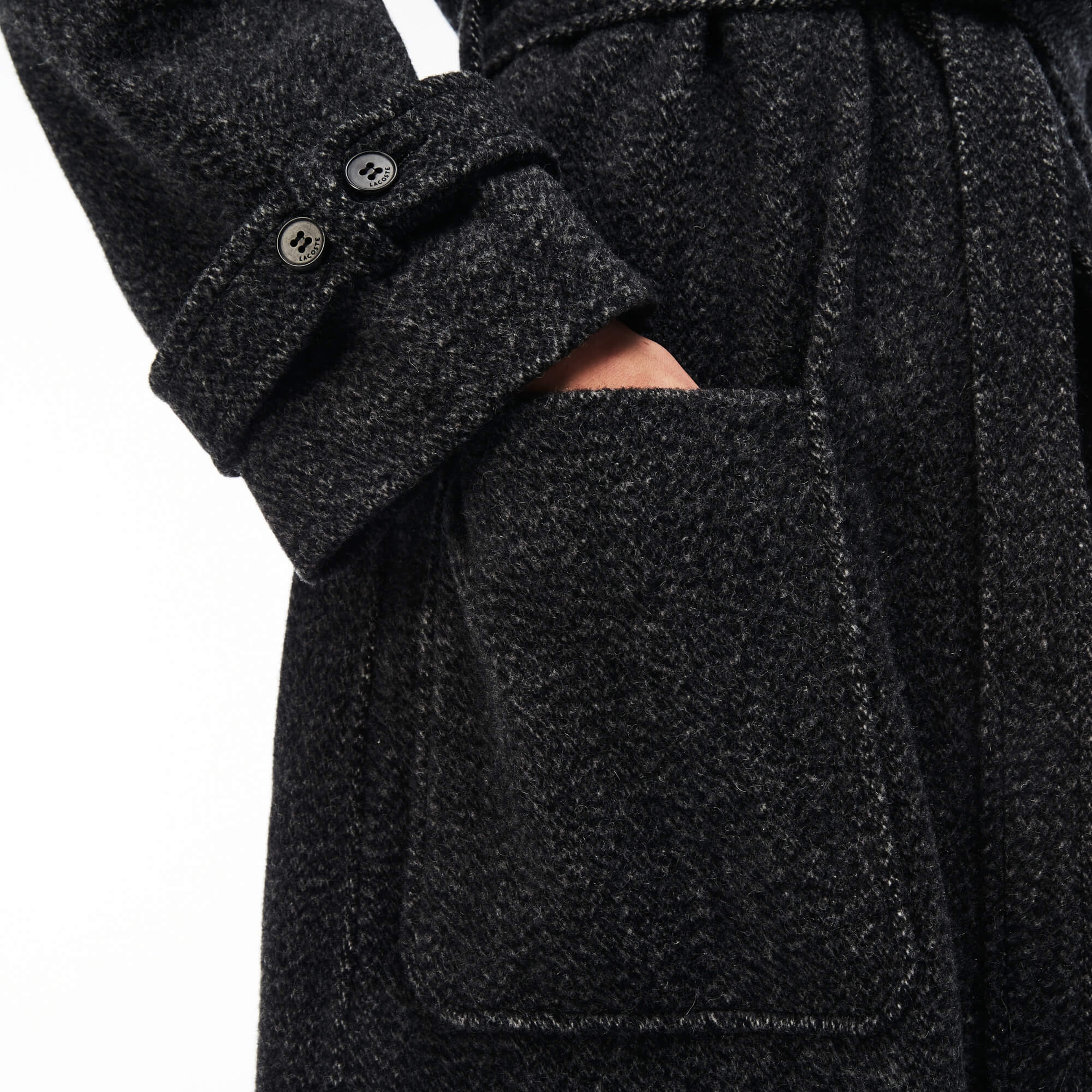 Lacoste Kadın Gri Kaban