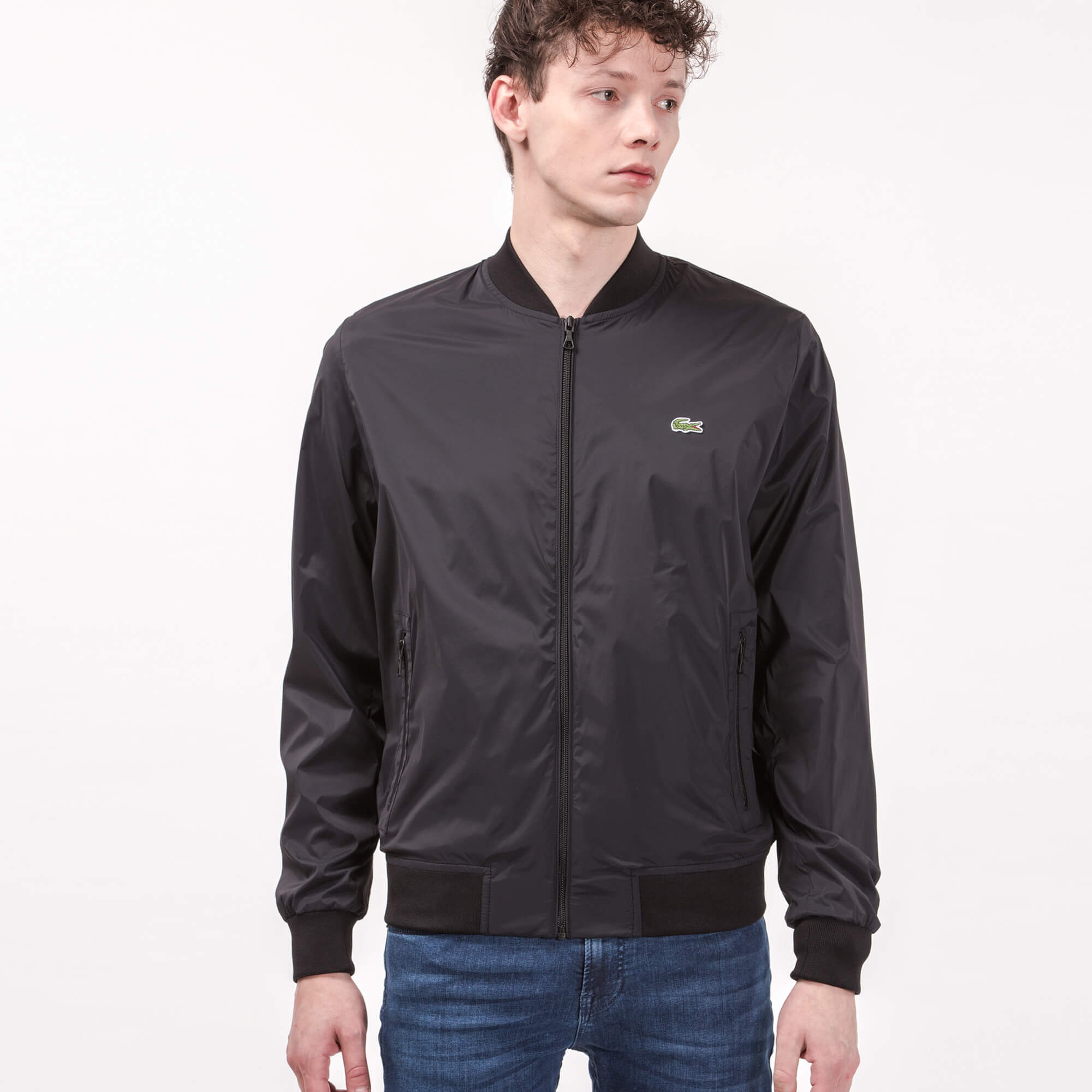 Lacoste Erkek Siyah Mont