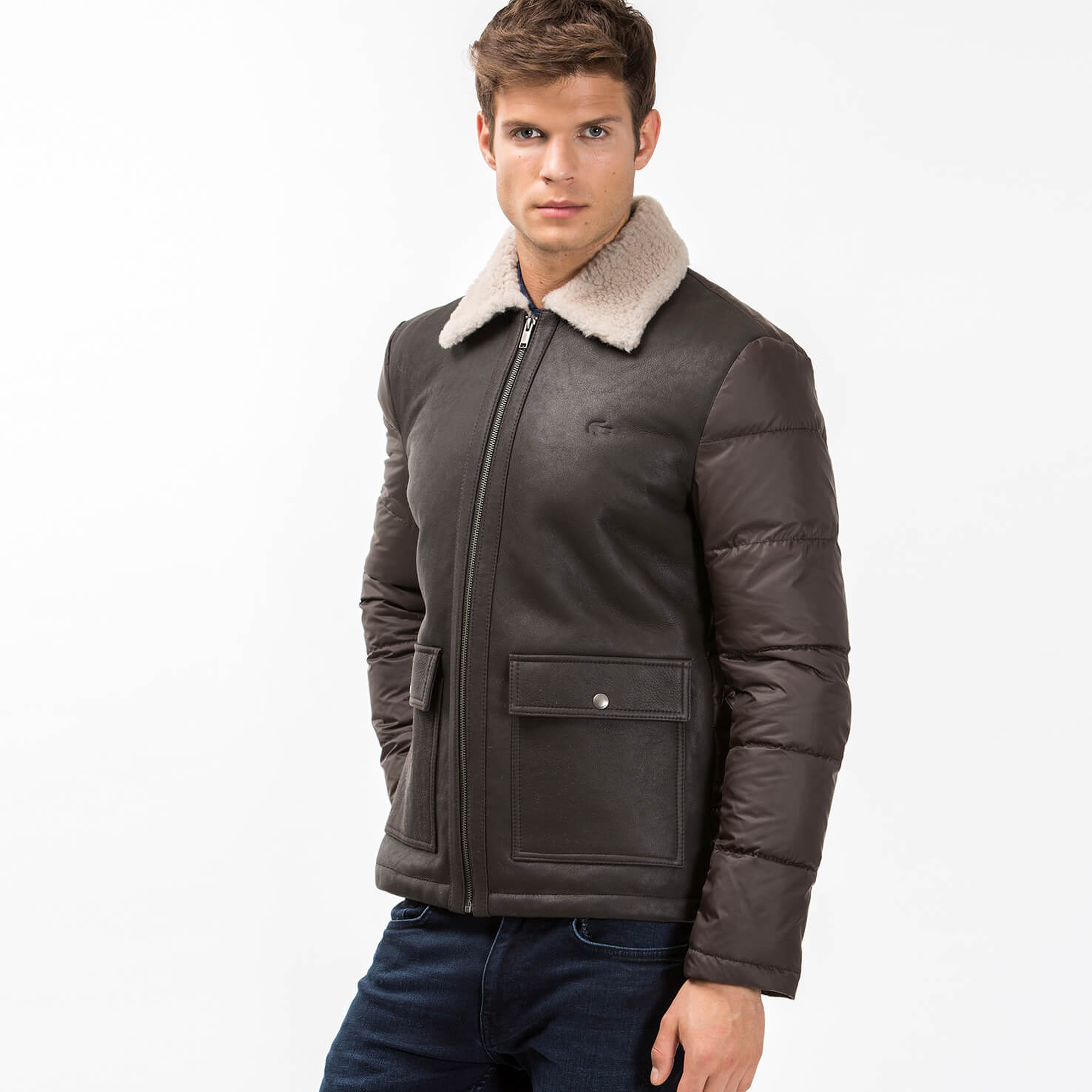 Lacoste Erkek Kahverengi Mont