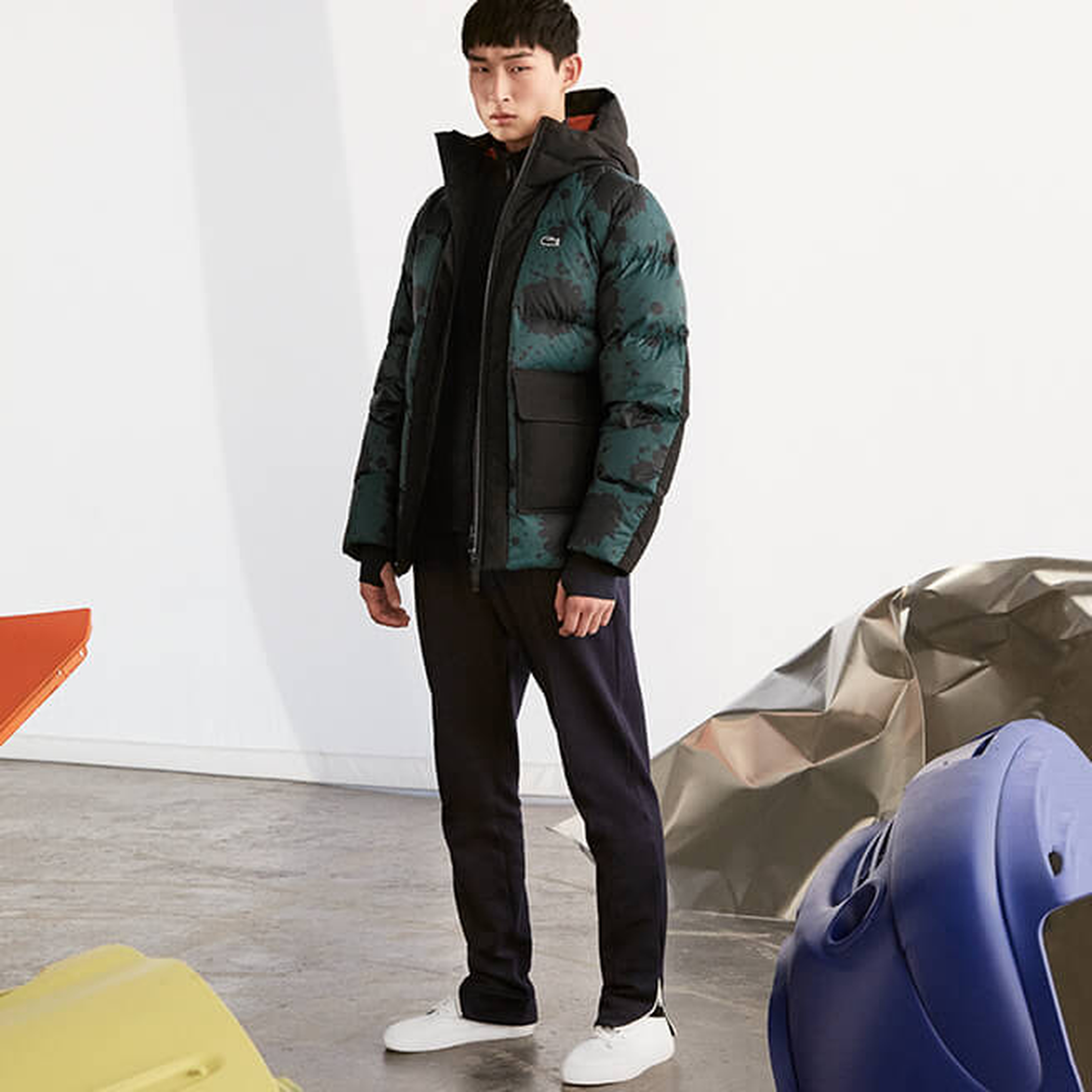 Lacoste Erkek Yeşil Mont