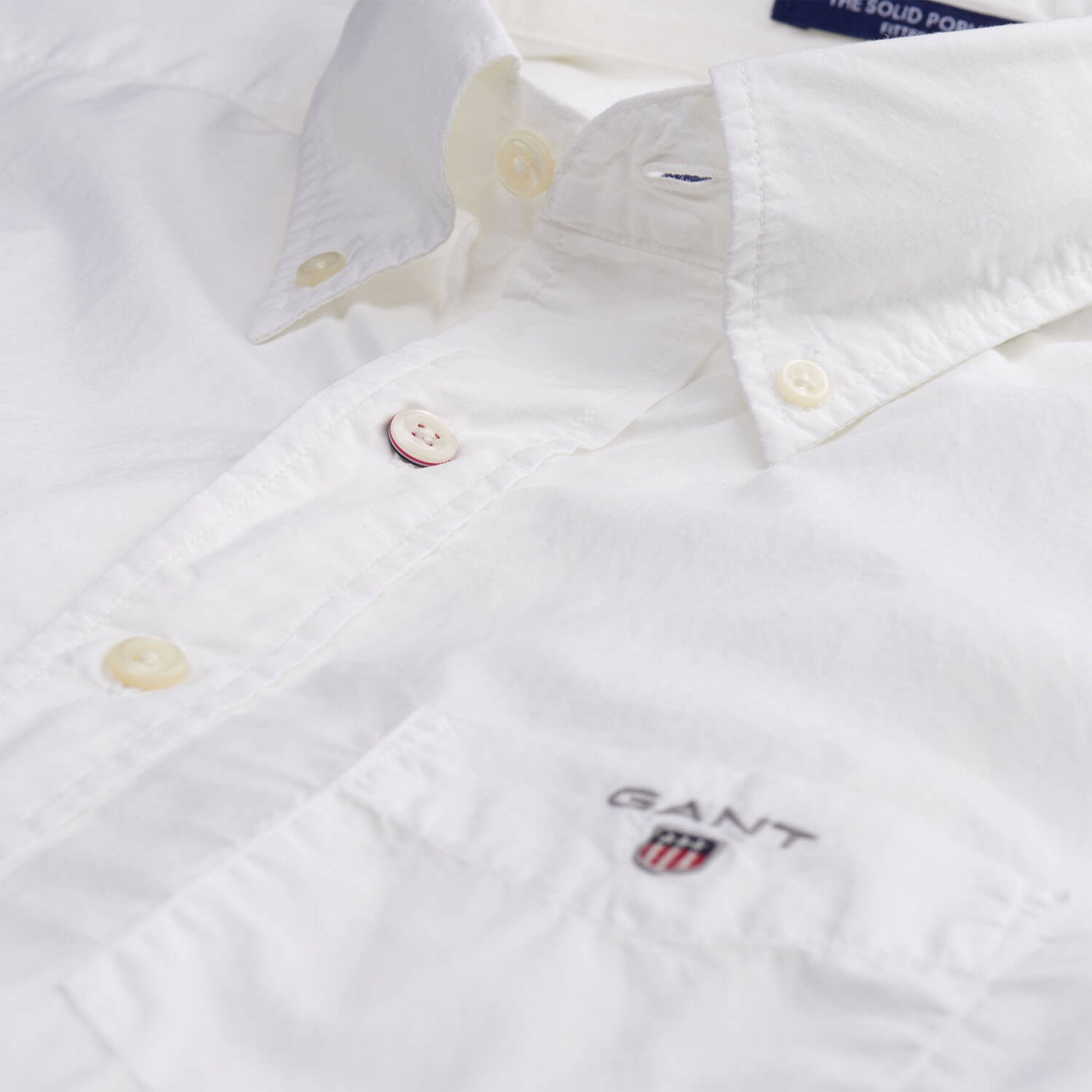 Gant Erkek Beyaz Uzun Kollu Slim Fit Gömlek