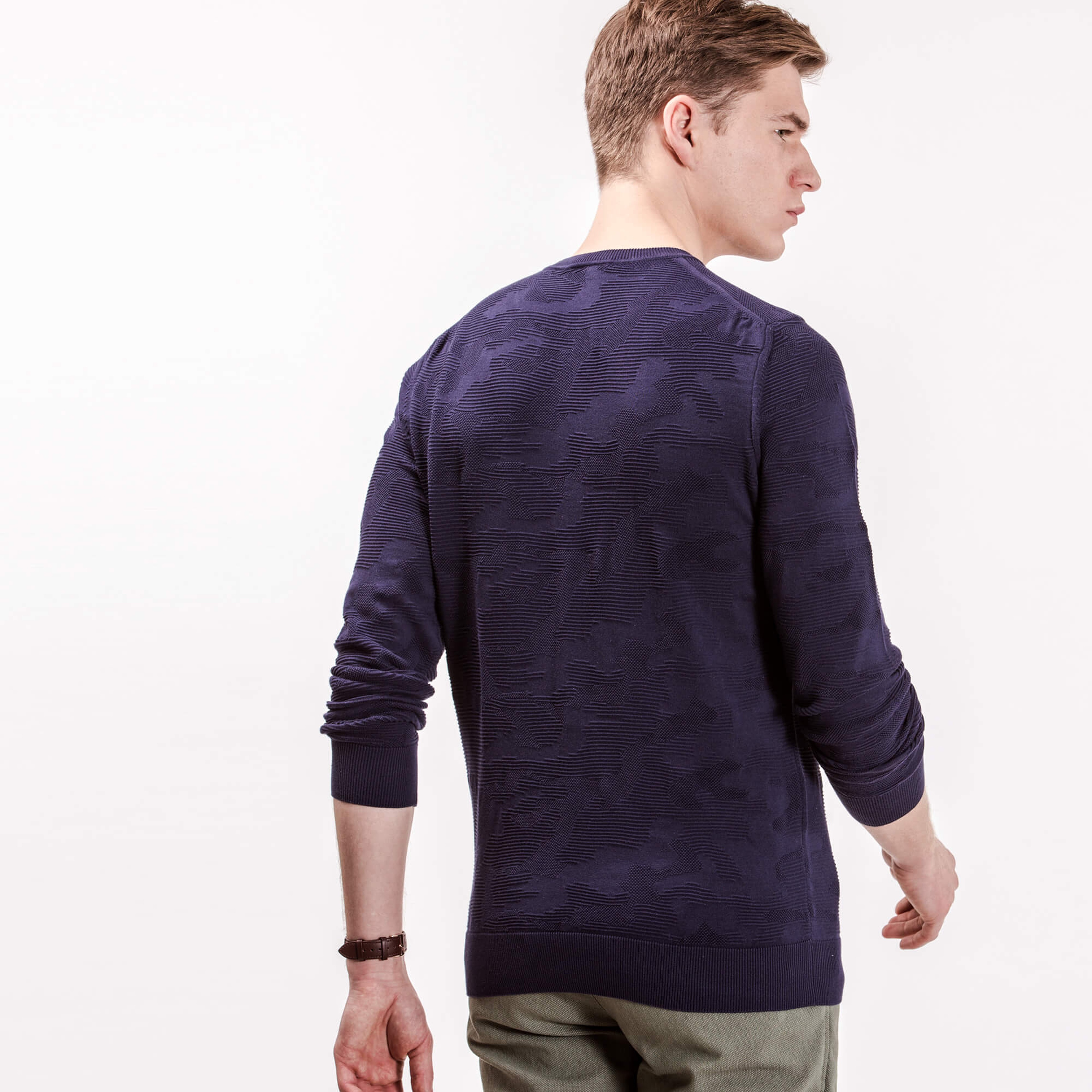 Lacoste Erkek Lacivert Triko