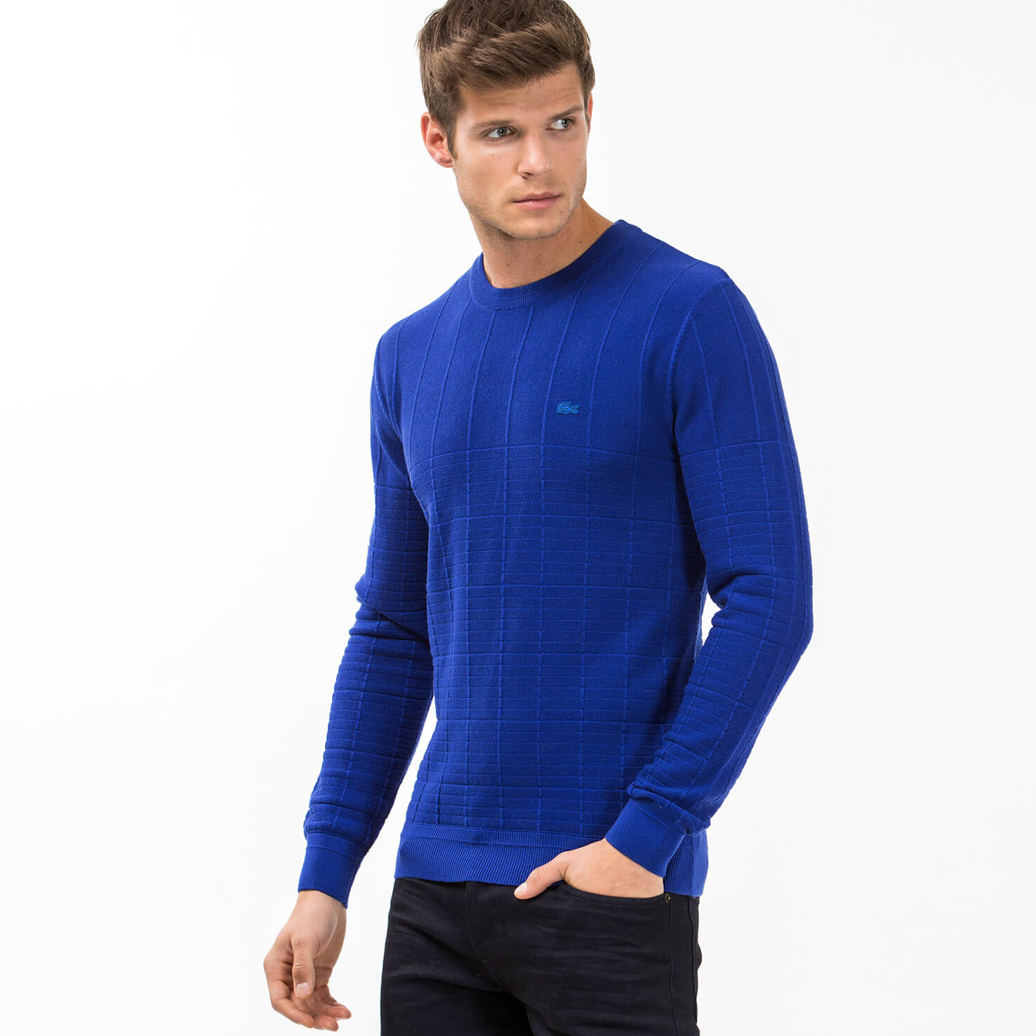 Lacoste Erkek Lacivert Triko