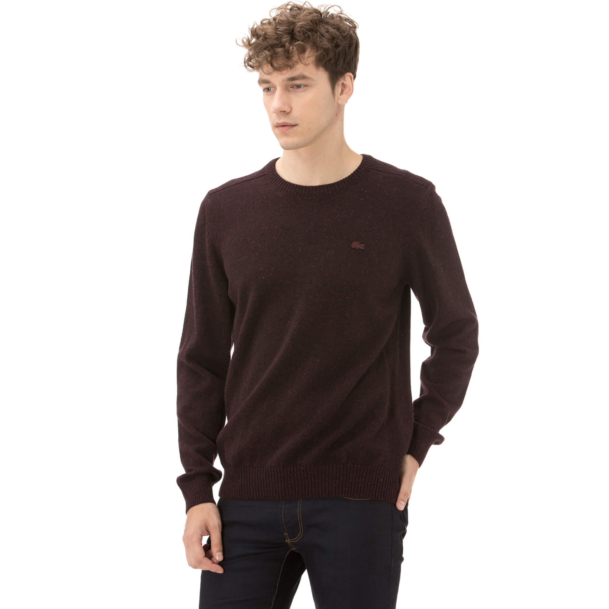 Lacoste Erkek Bordo Triko