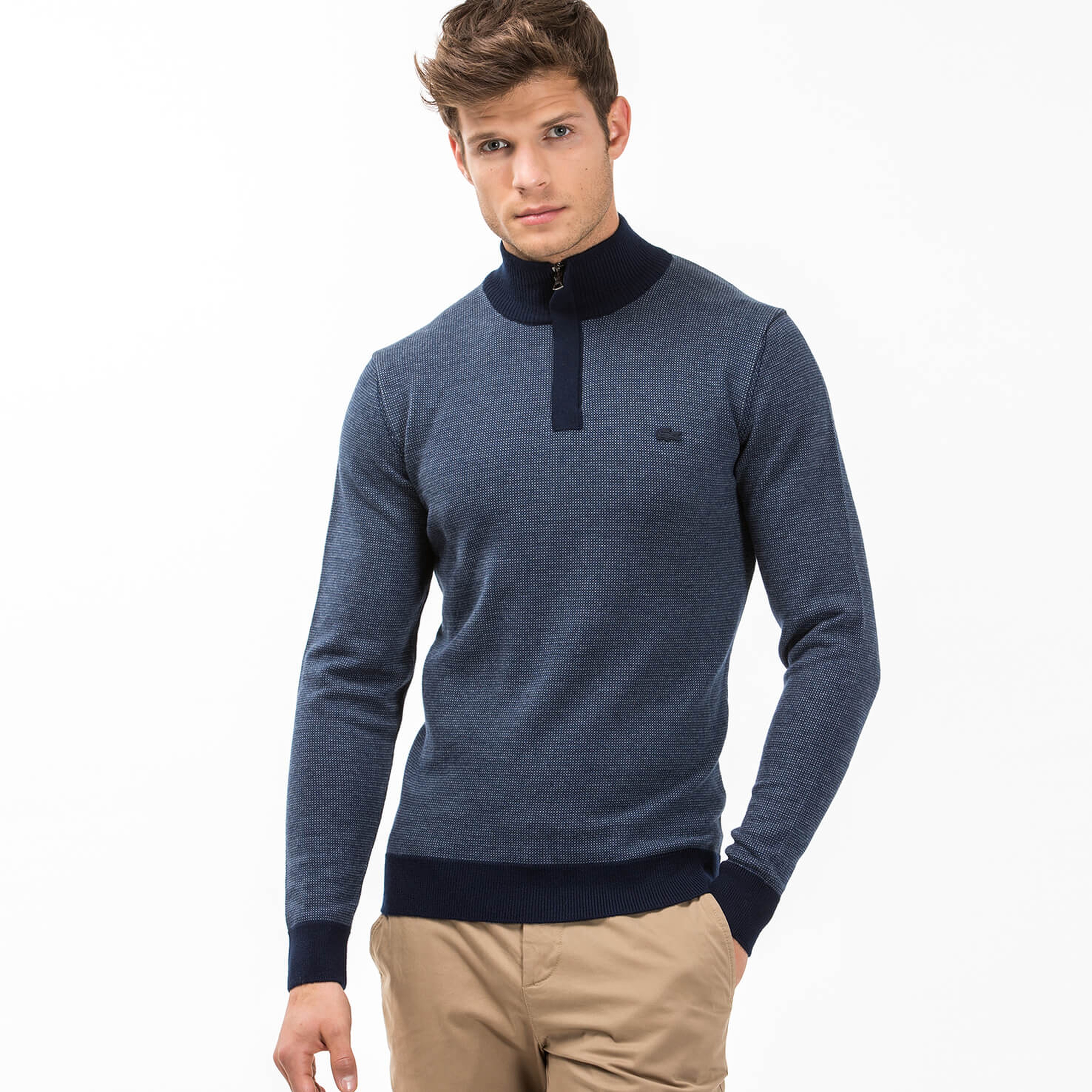 Lacoste Erkek Lacivert Triko