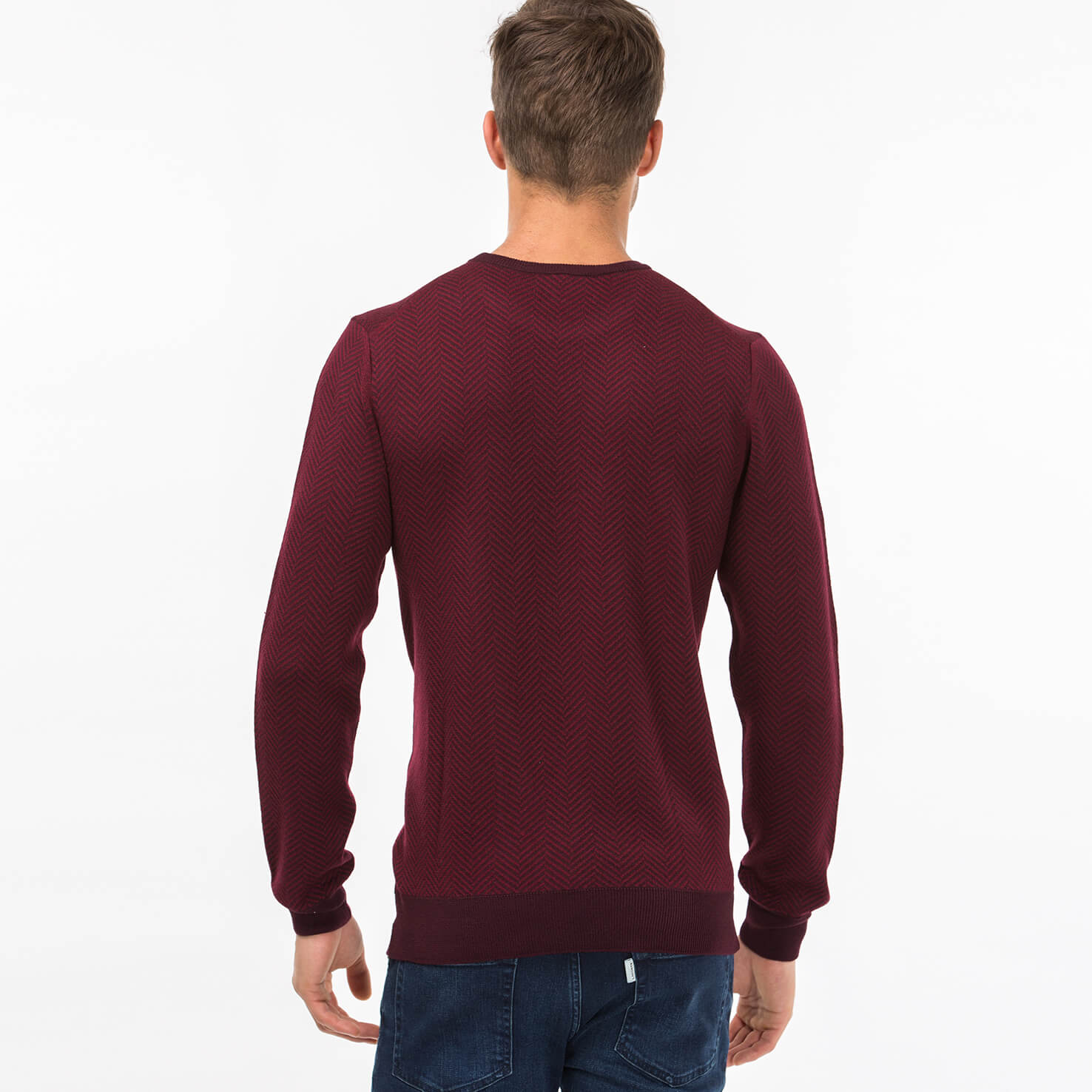 Lacoste Erkek Bordo Triko