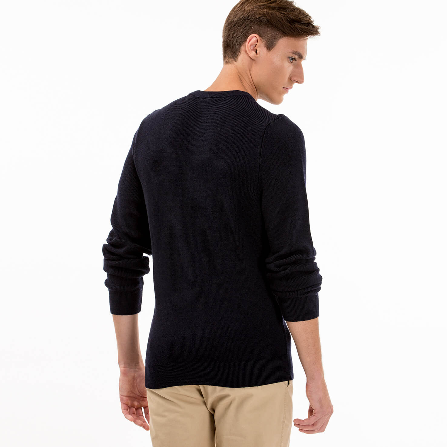 Lacoste Erkek Lacivert Triko