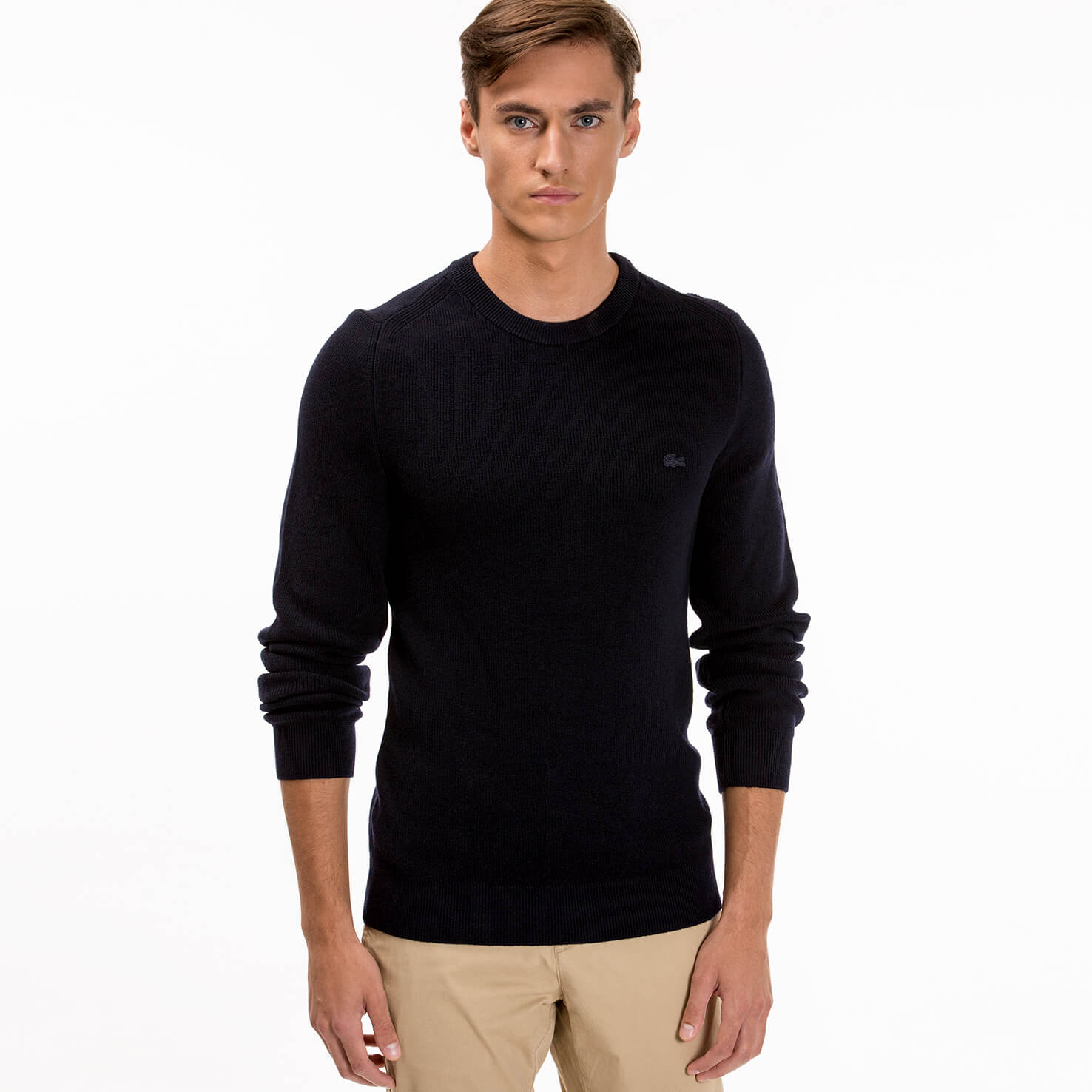 Lacoste Erkek Lacivert Triko