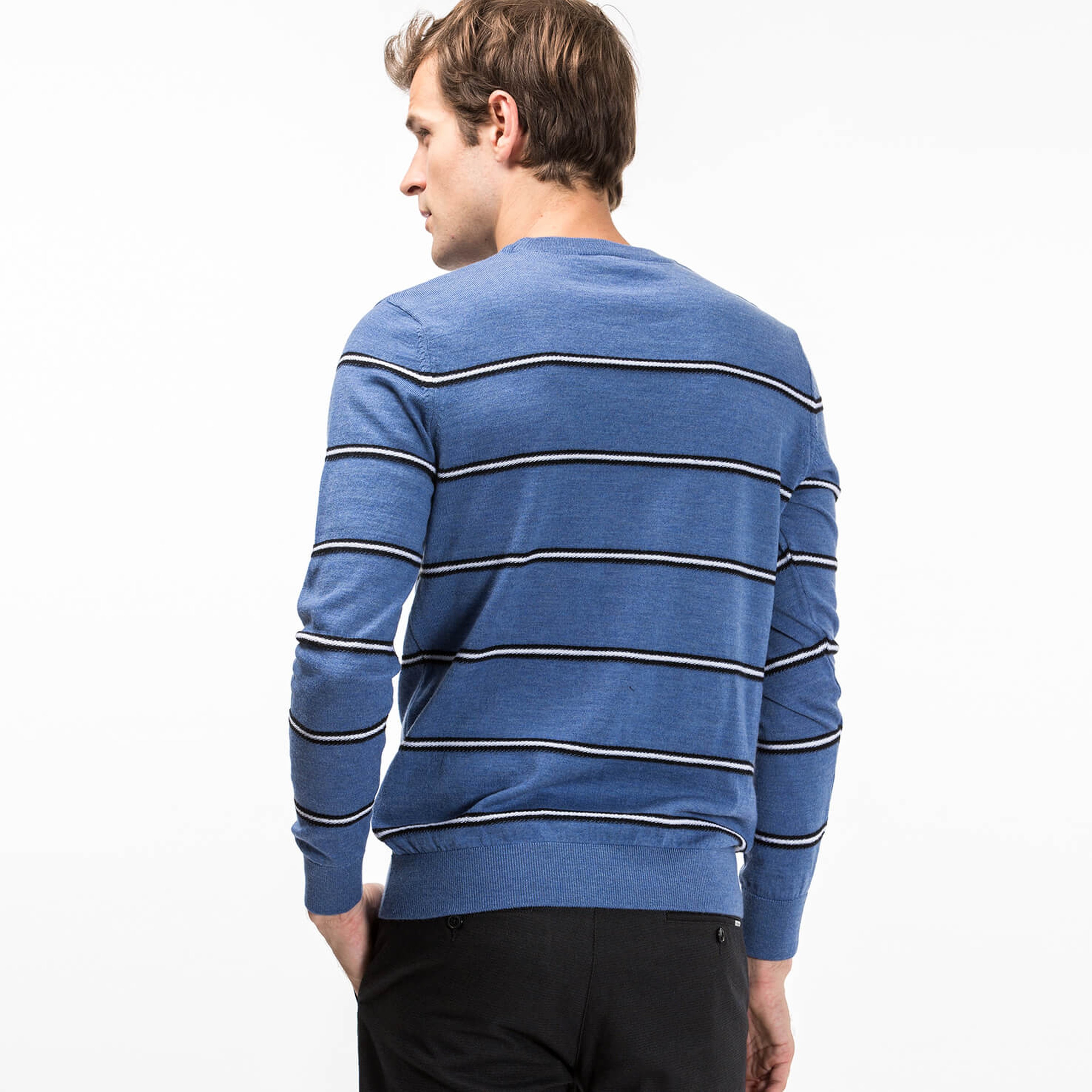 Lacoste Erkek Mavi Triko