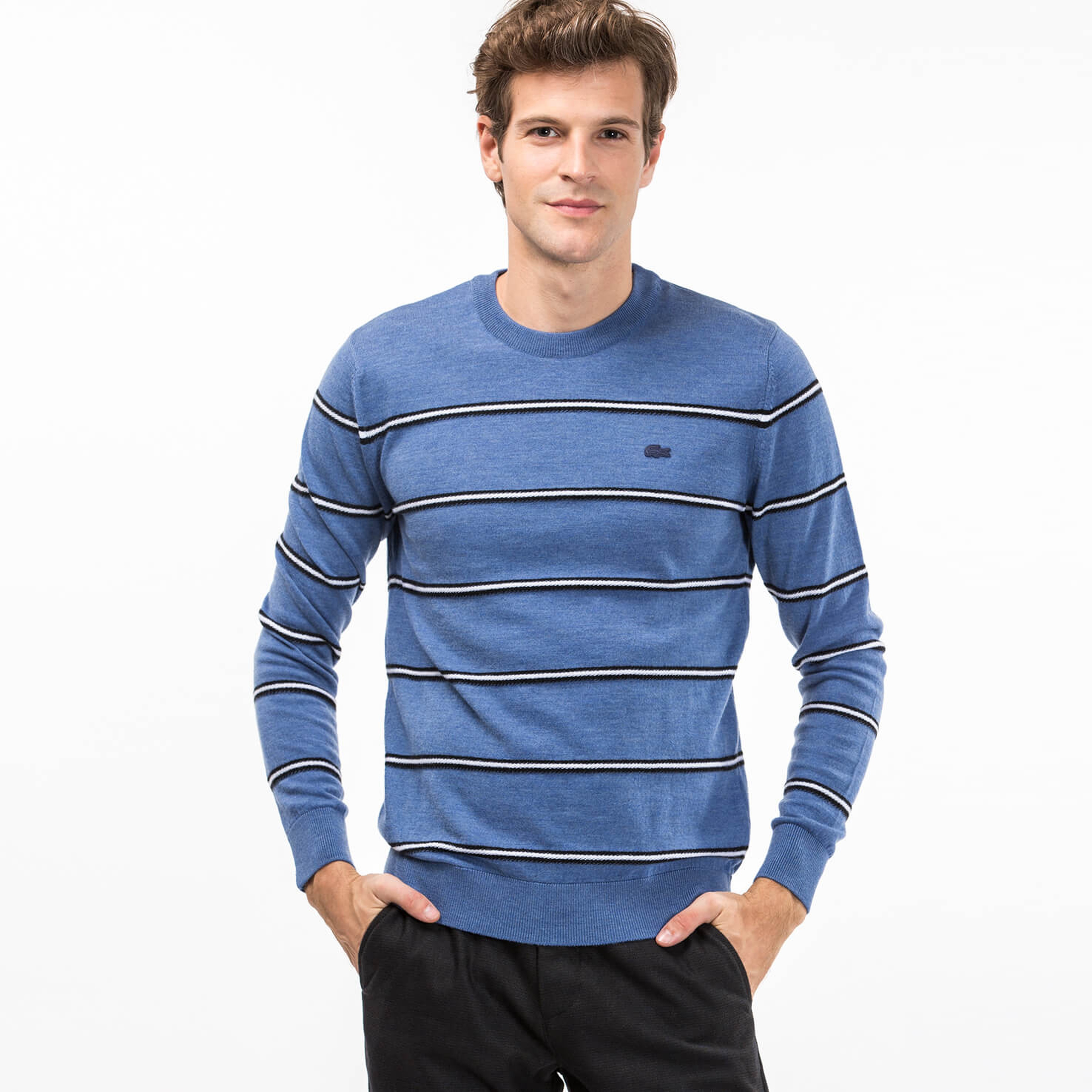 Lacoste Erkek Mavi Triko