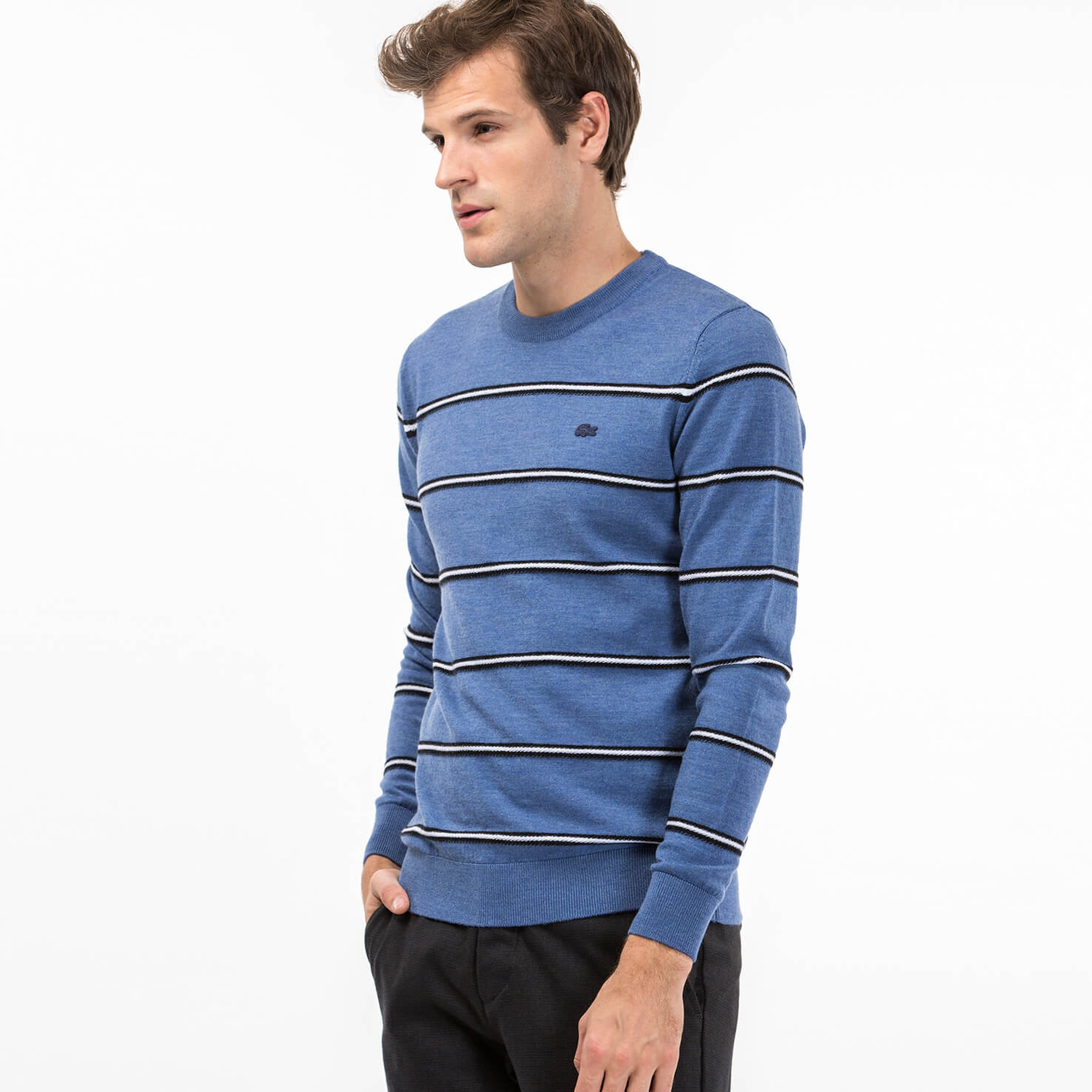 Lacoste Erkek Mavi Triko