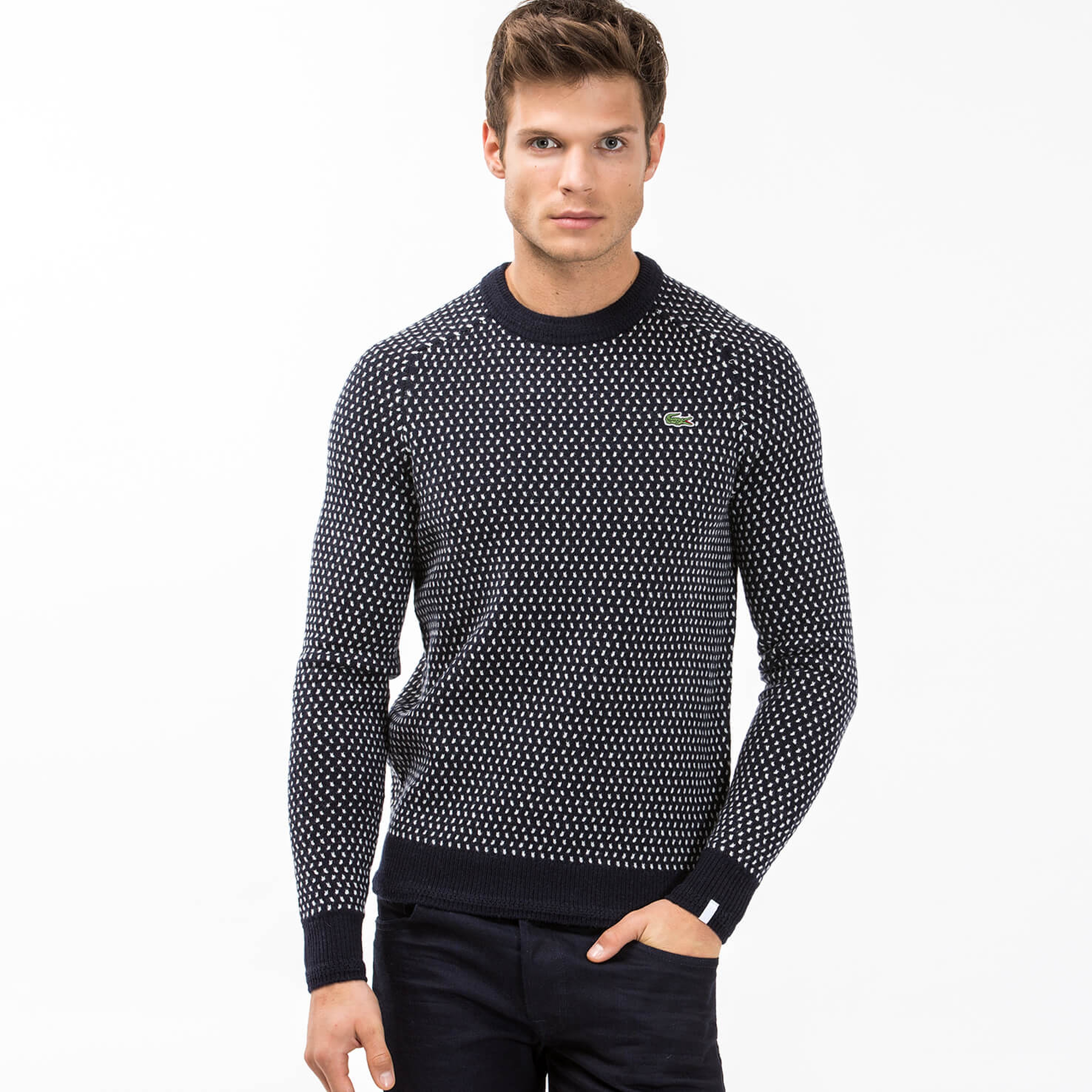 Lacoste Erkek Lacivert Triko