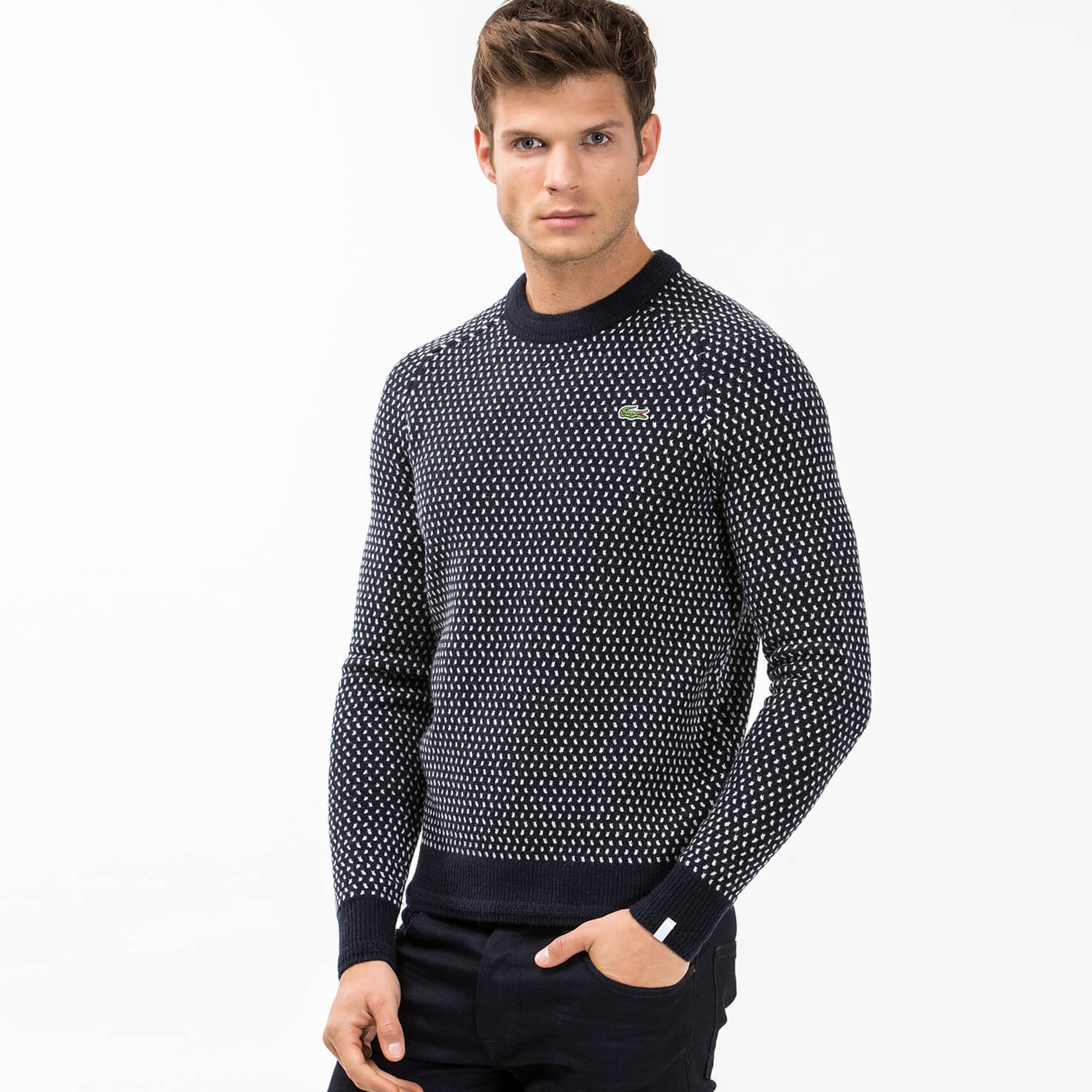 Lacoste Erkek Lacivert Triko