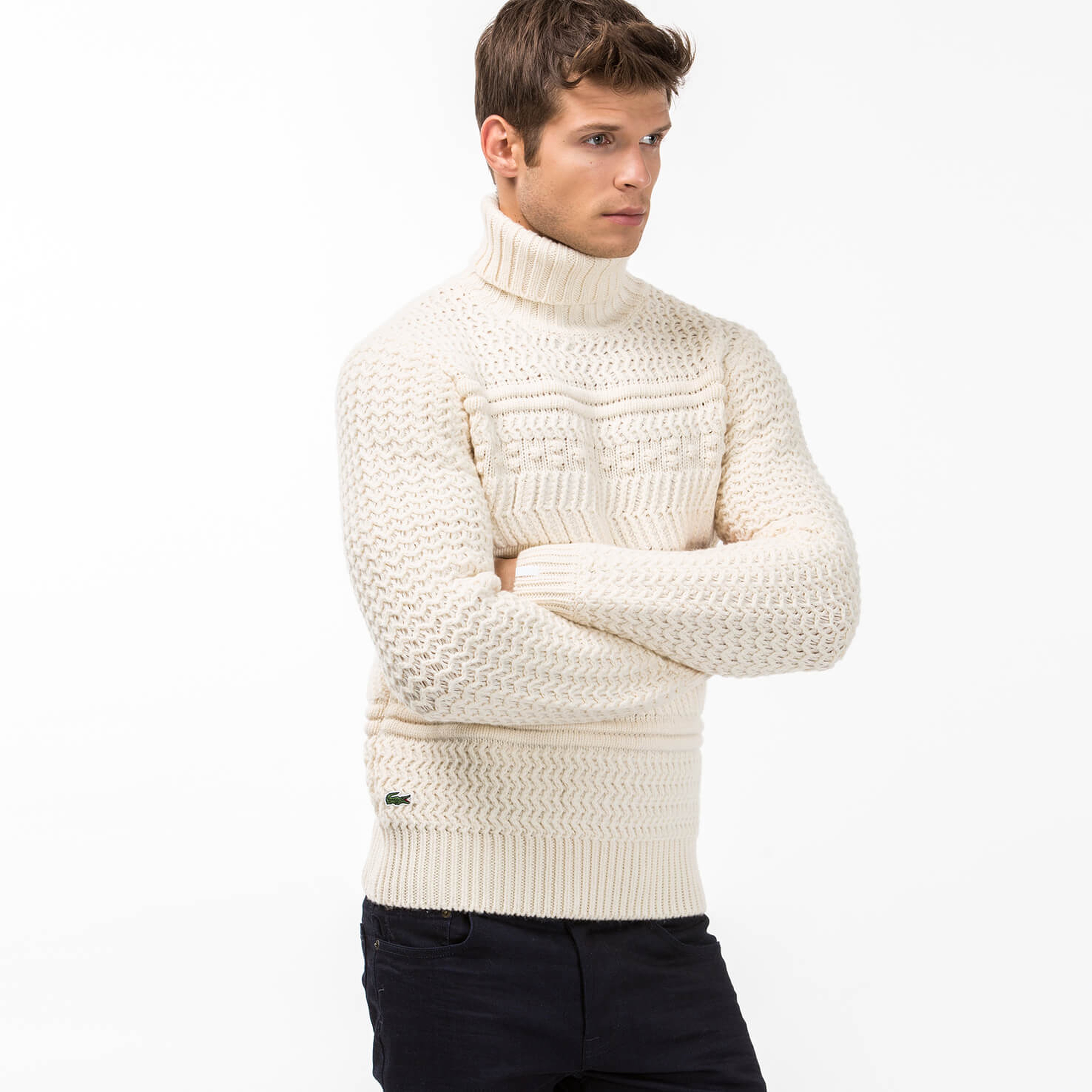 Lacoste Erkek Gri Triko