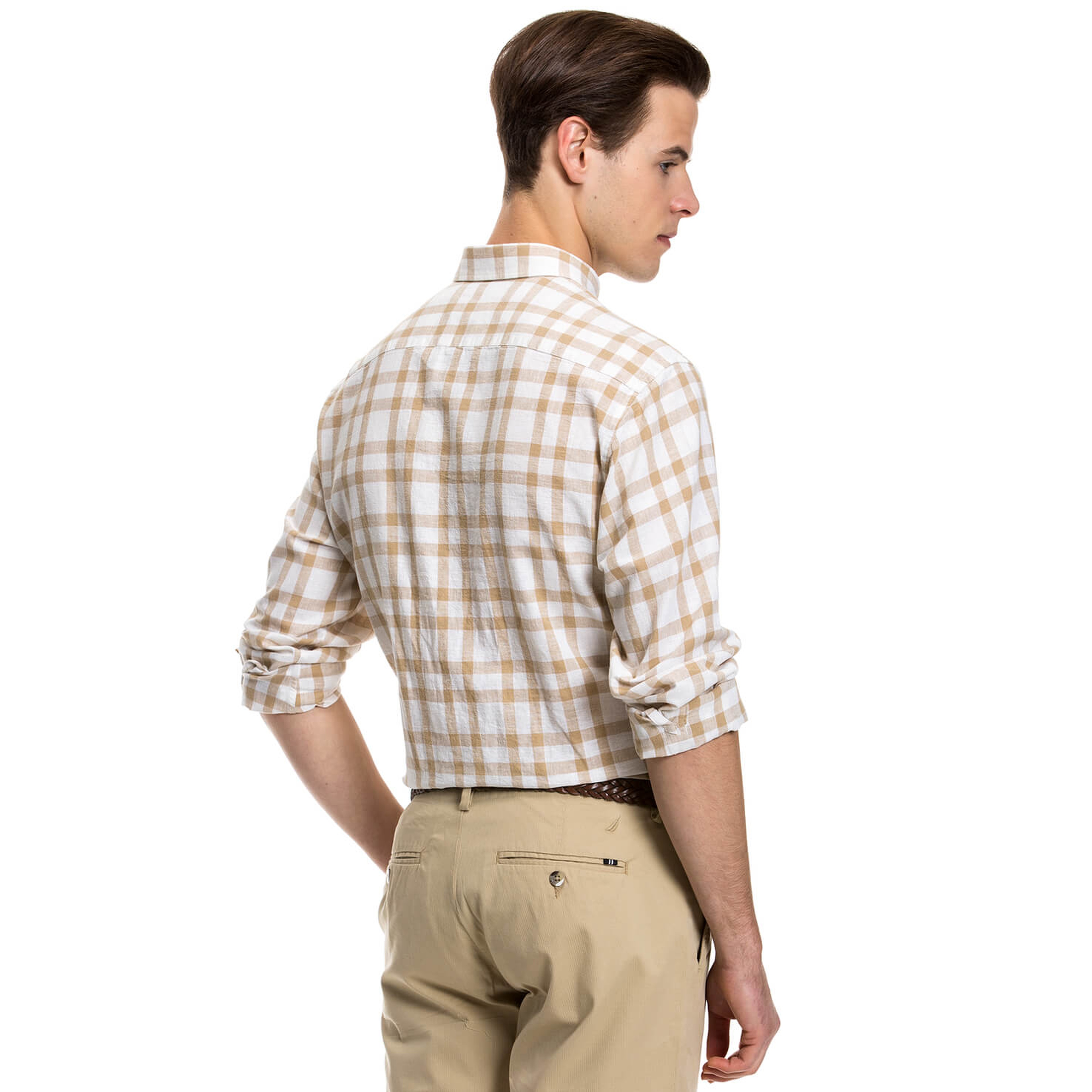 Nautica Erkek Bej Gömlek