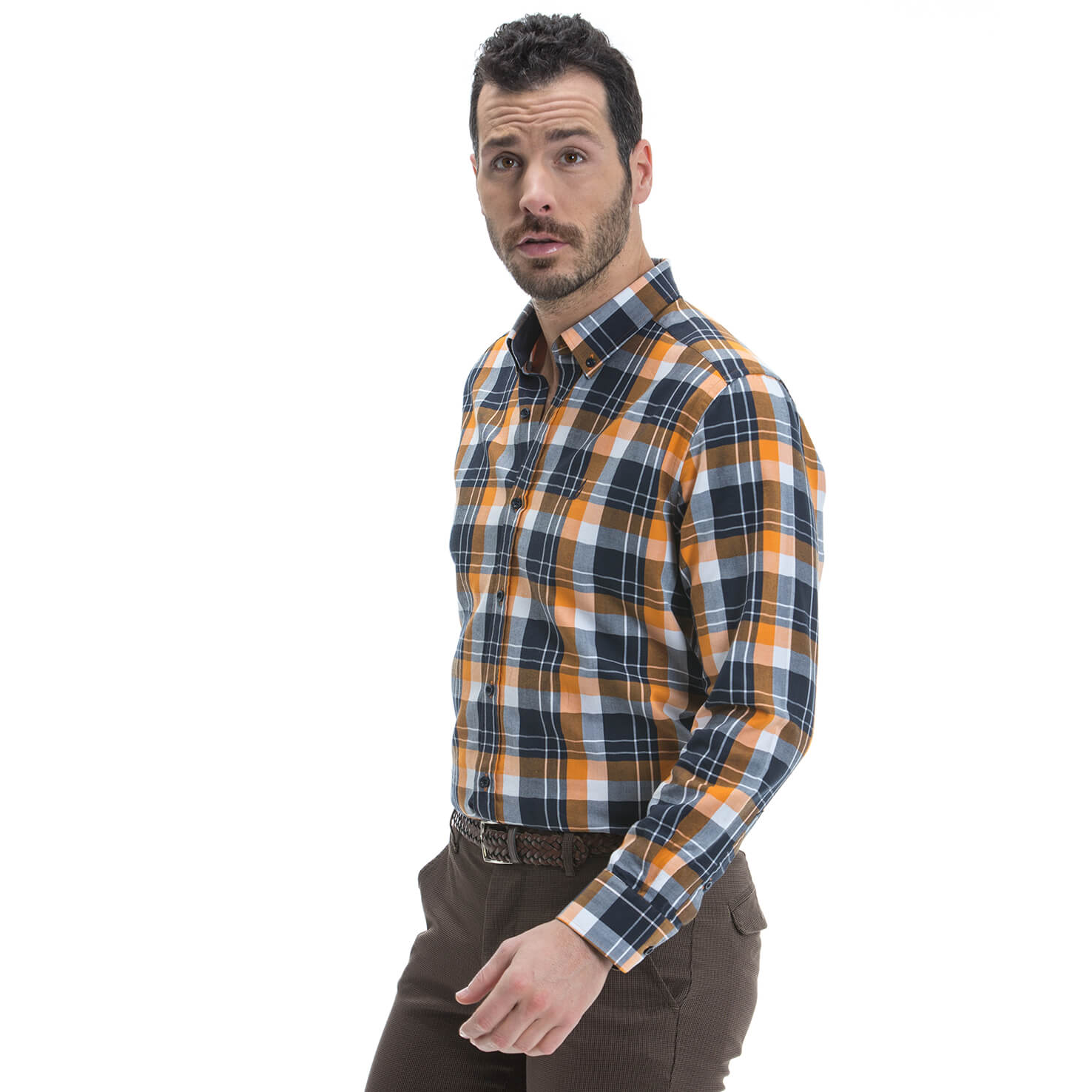 Nautica Erkek Renkli Uzun Kollu Custom Fit Gömlek