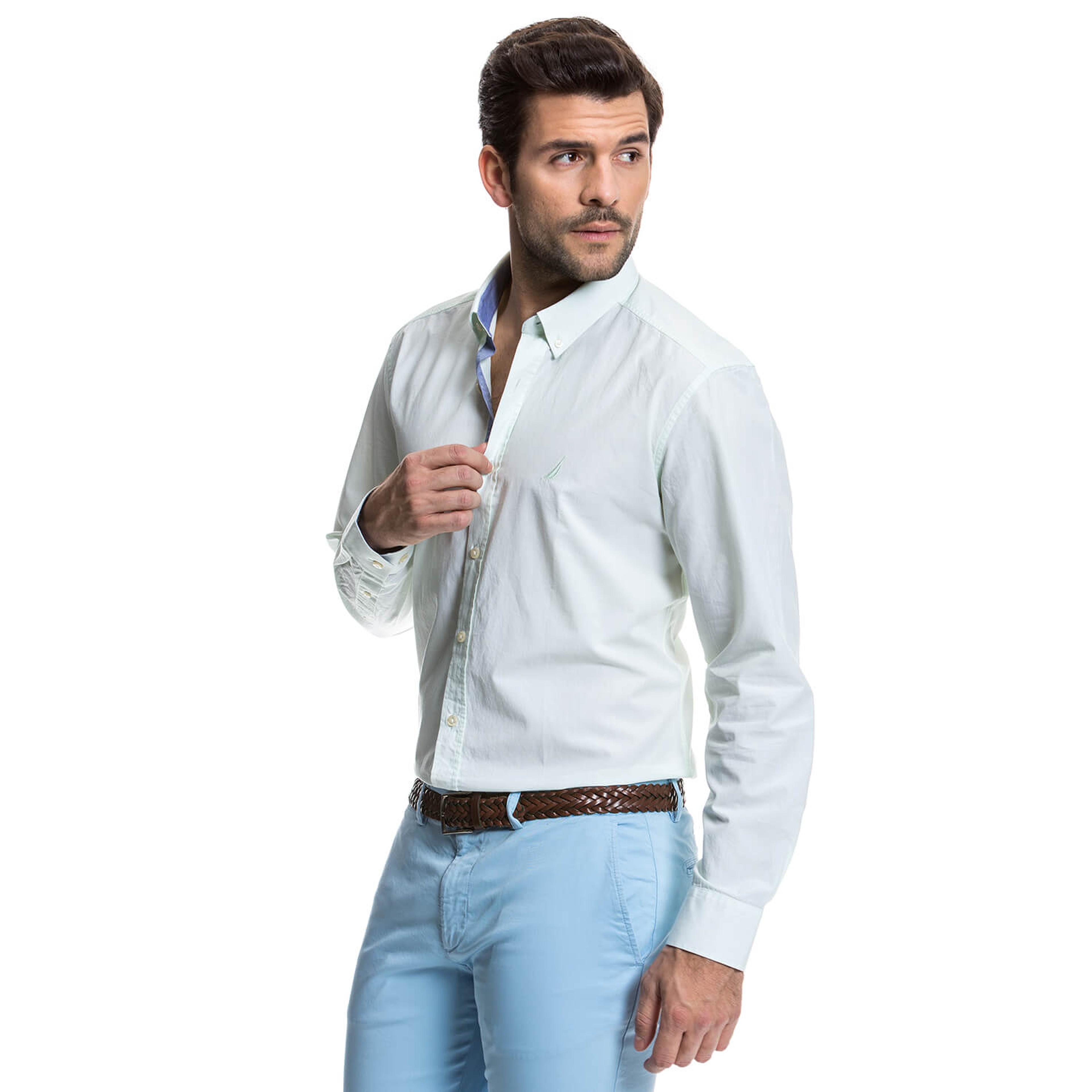 Nautica Erkek Beyaz Gömlek