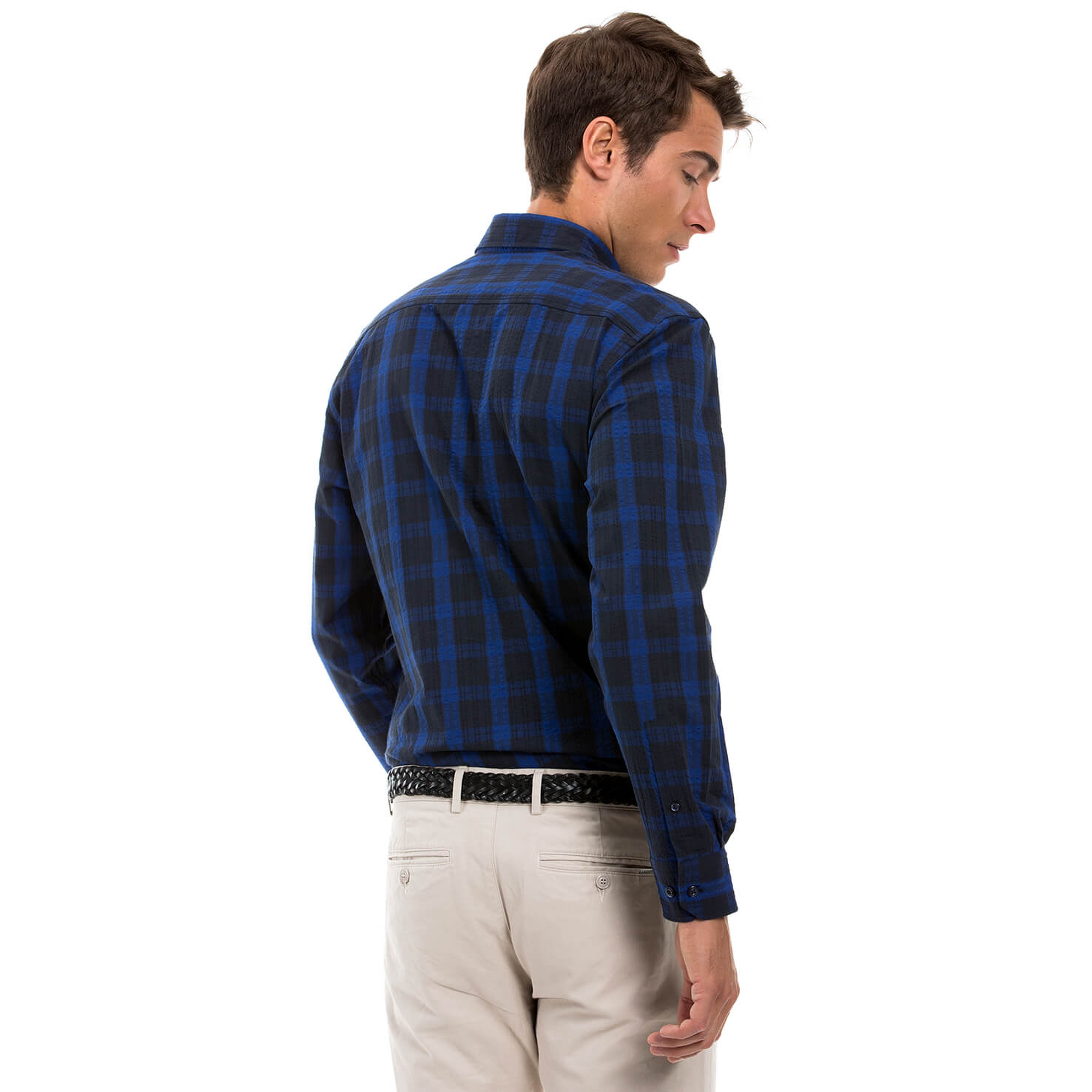 Nautica Erkek Lacivert Regular Fit Gömlek