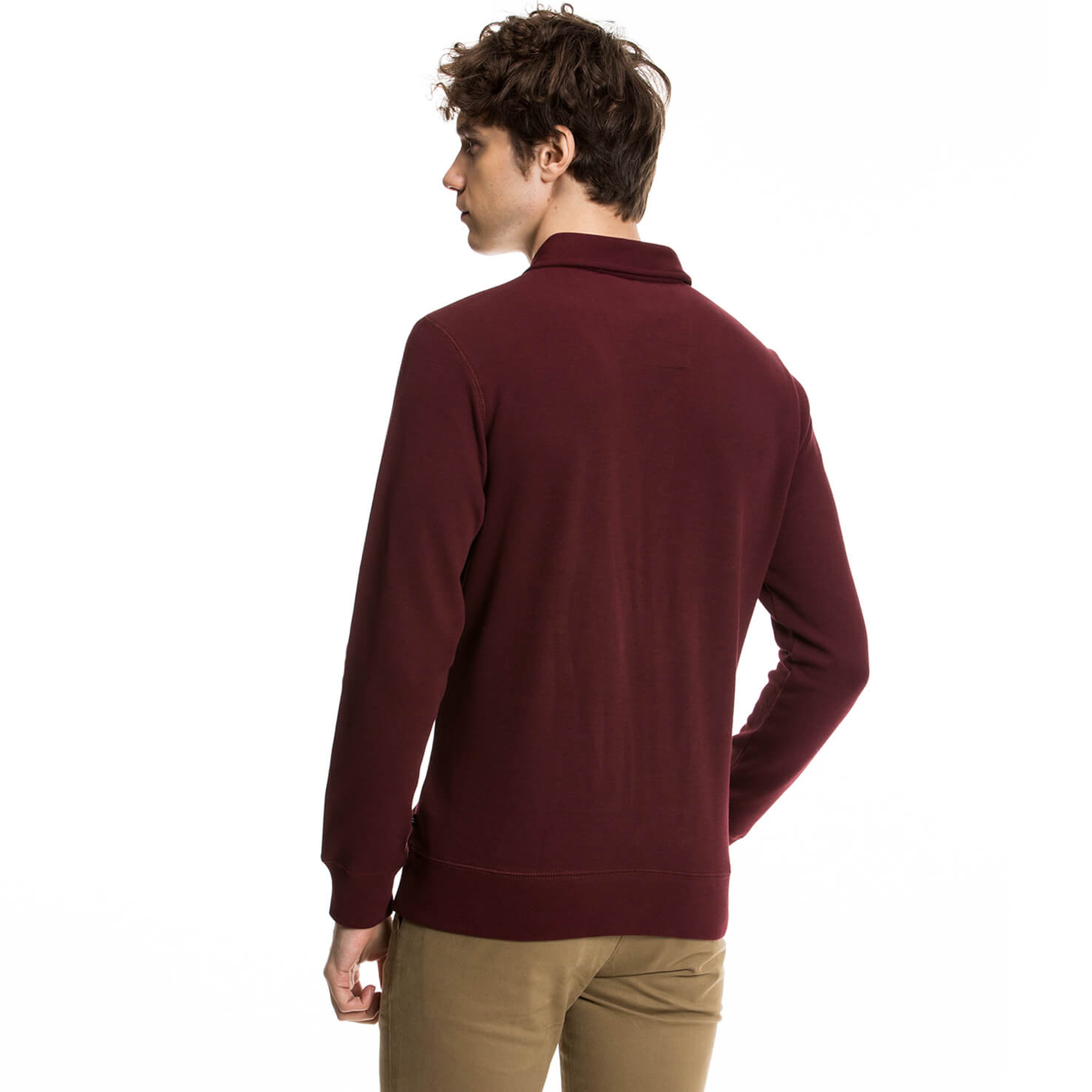 Nautica Erkek Bordo Regular Fit Polo