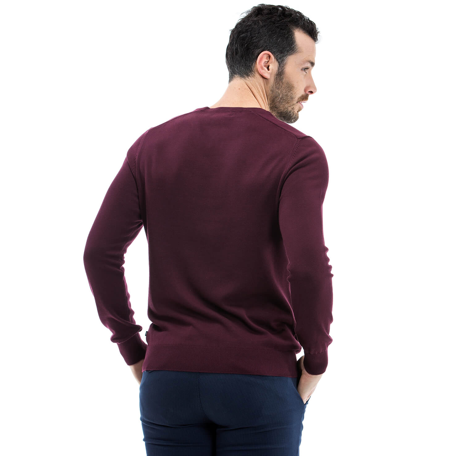 Nautica Erkek Bordo Triko