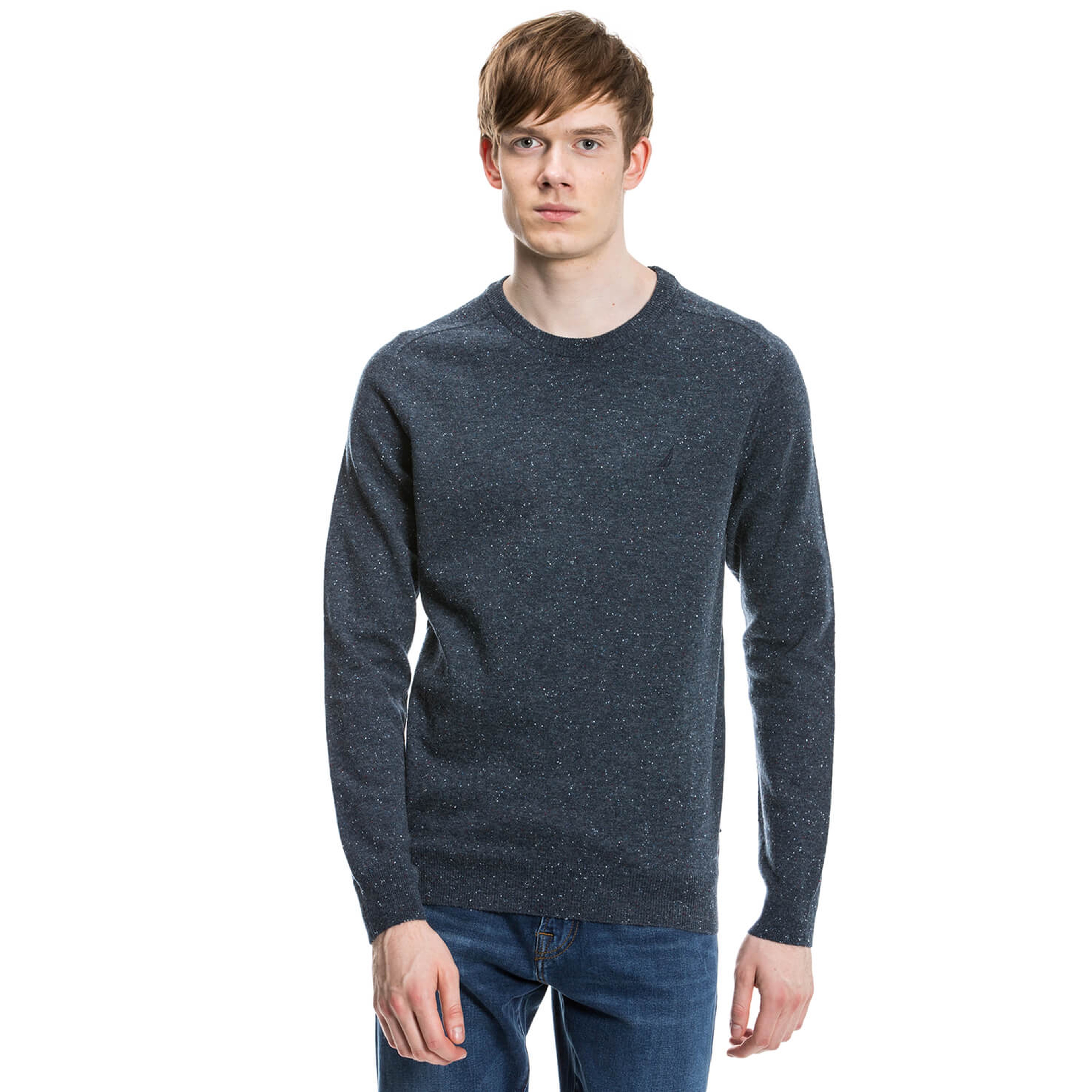 Nautica Erkek Lacivert Regular Fit Triko