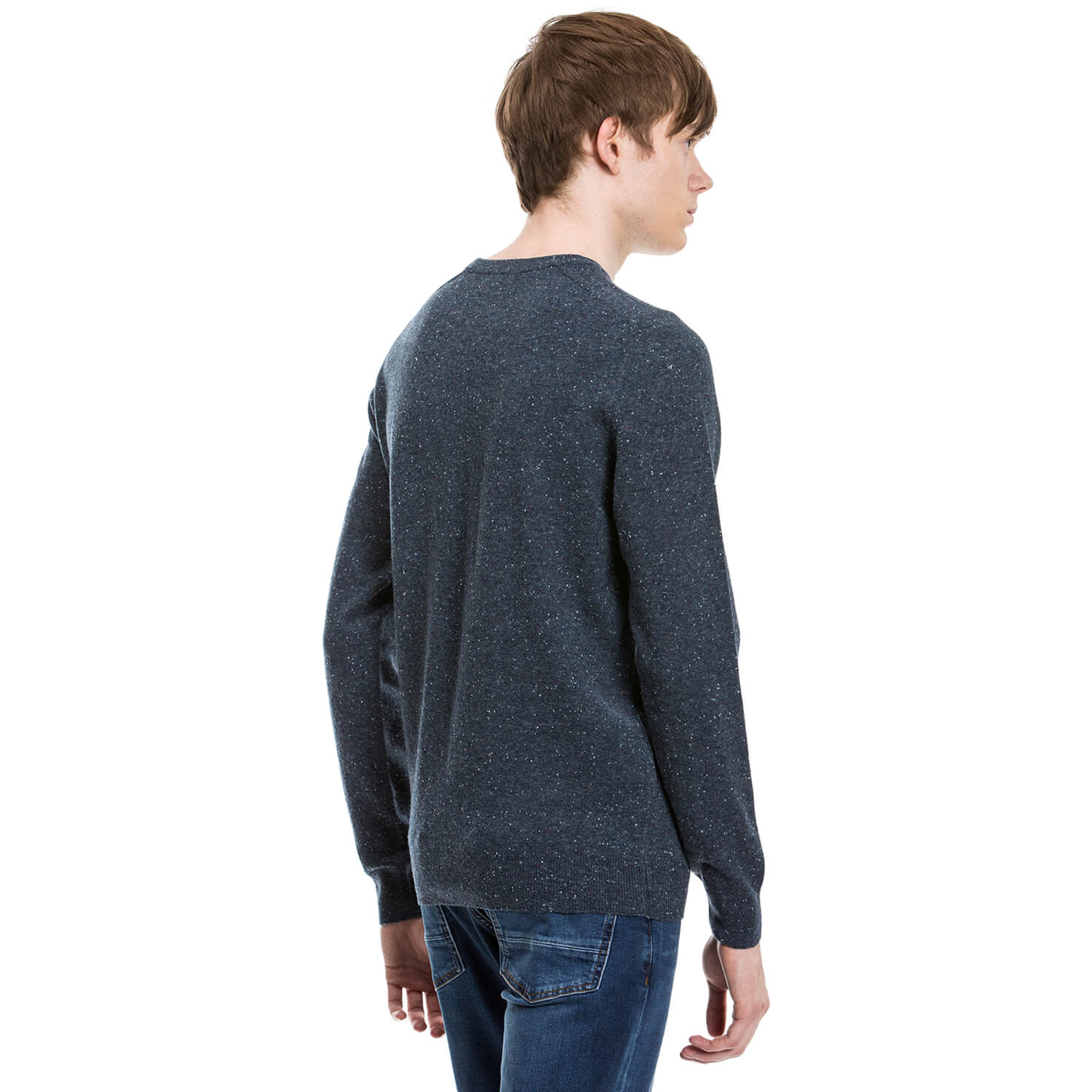 Nautica Erkek Lacivert Regular Fit Triko