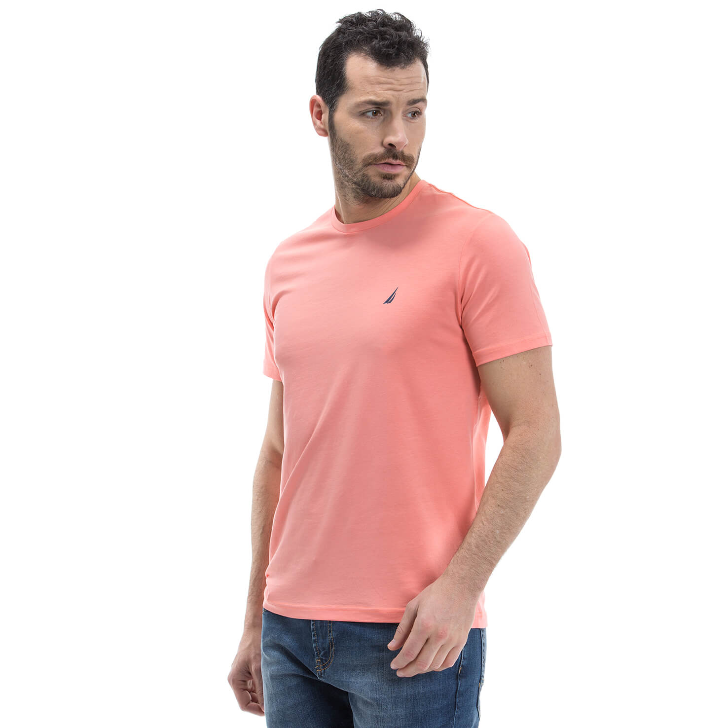 Nautica Erkek Pembe T-Shirt