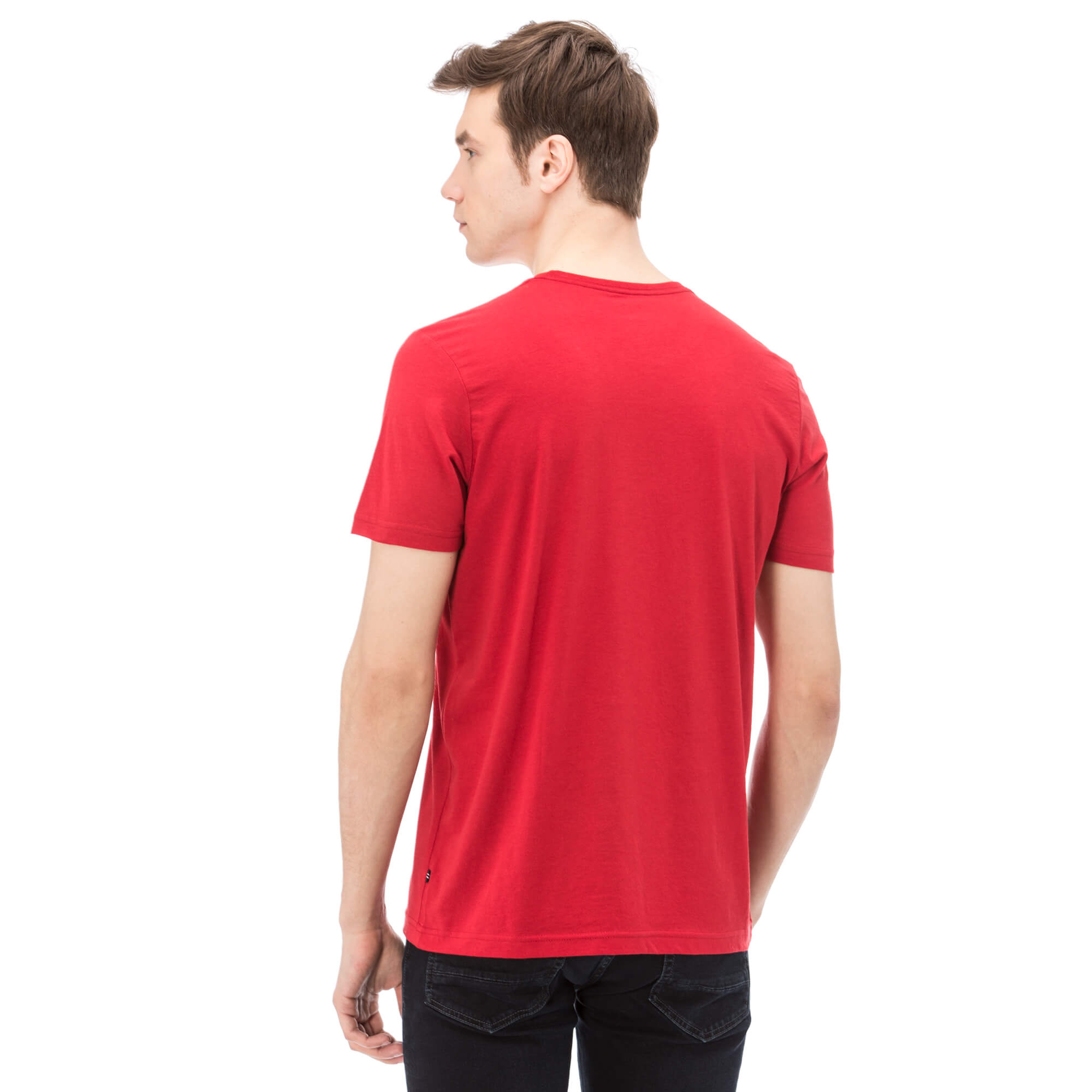 Nautica Erkek Kırmızı Slim Fit T-Shirt
