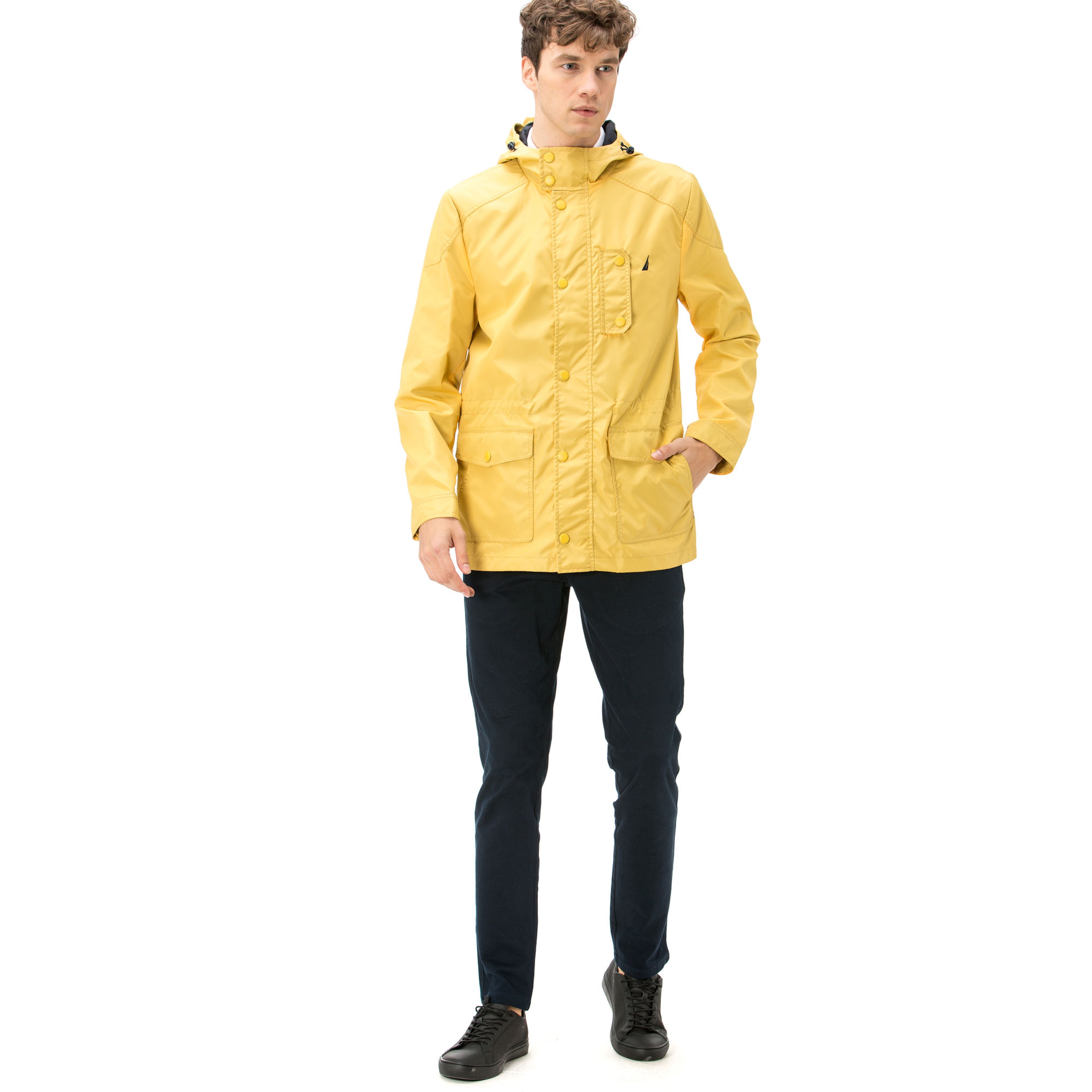 Nautica Erkek Sarı Regular Fit Mont