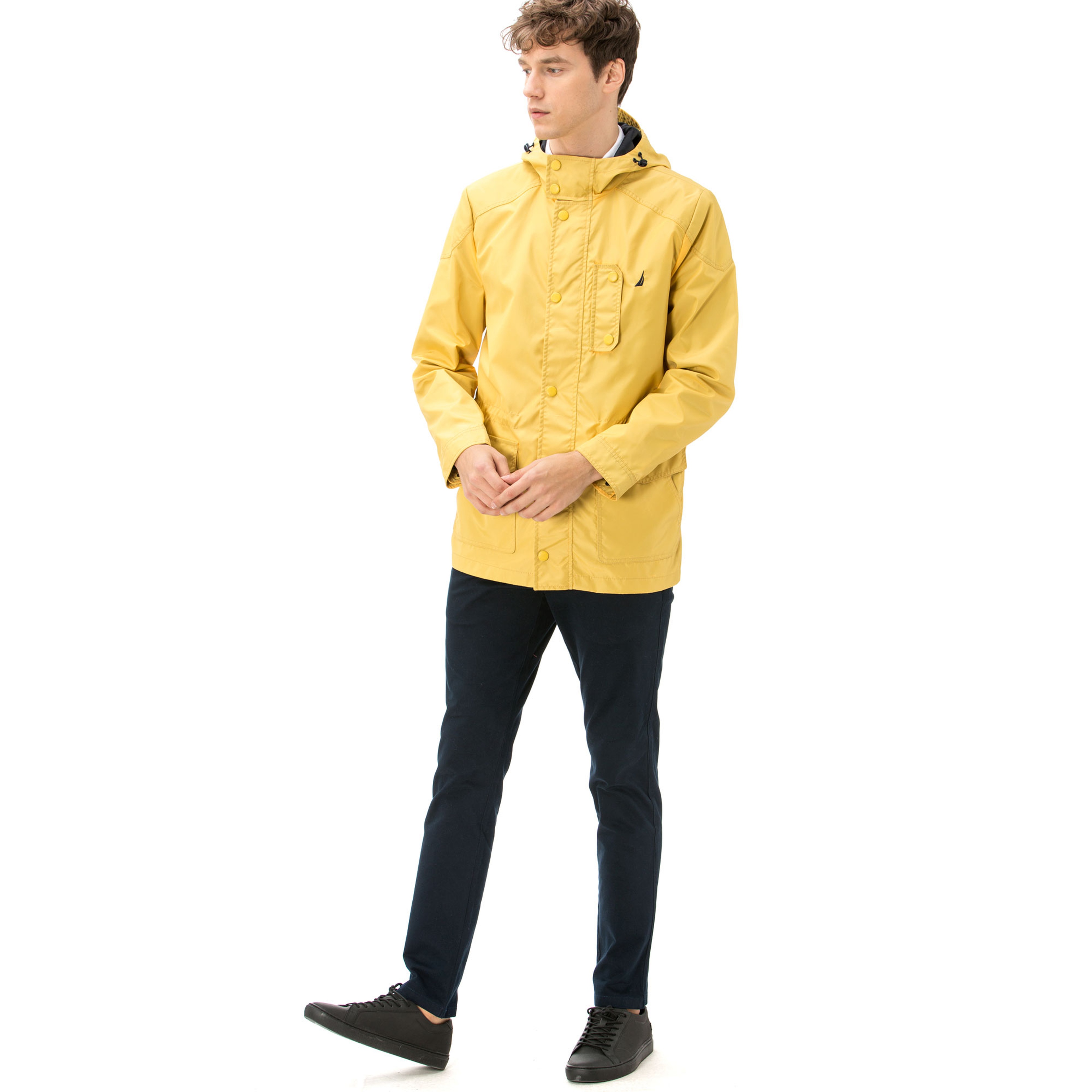 Nautica Erkek Sarı Regular Fit Mont