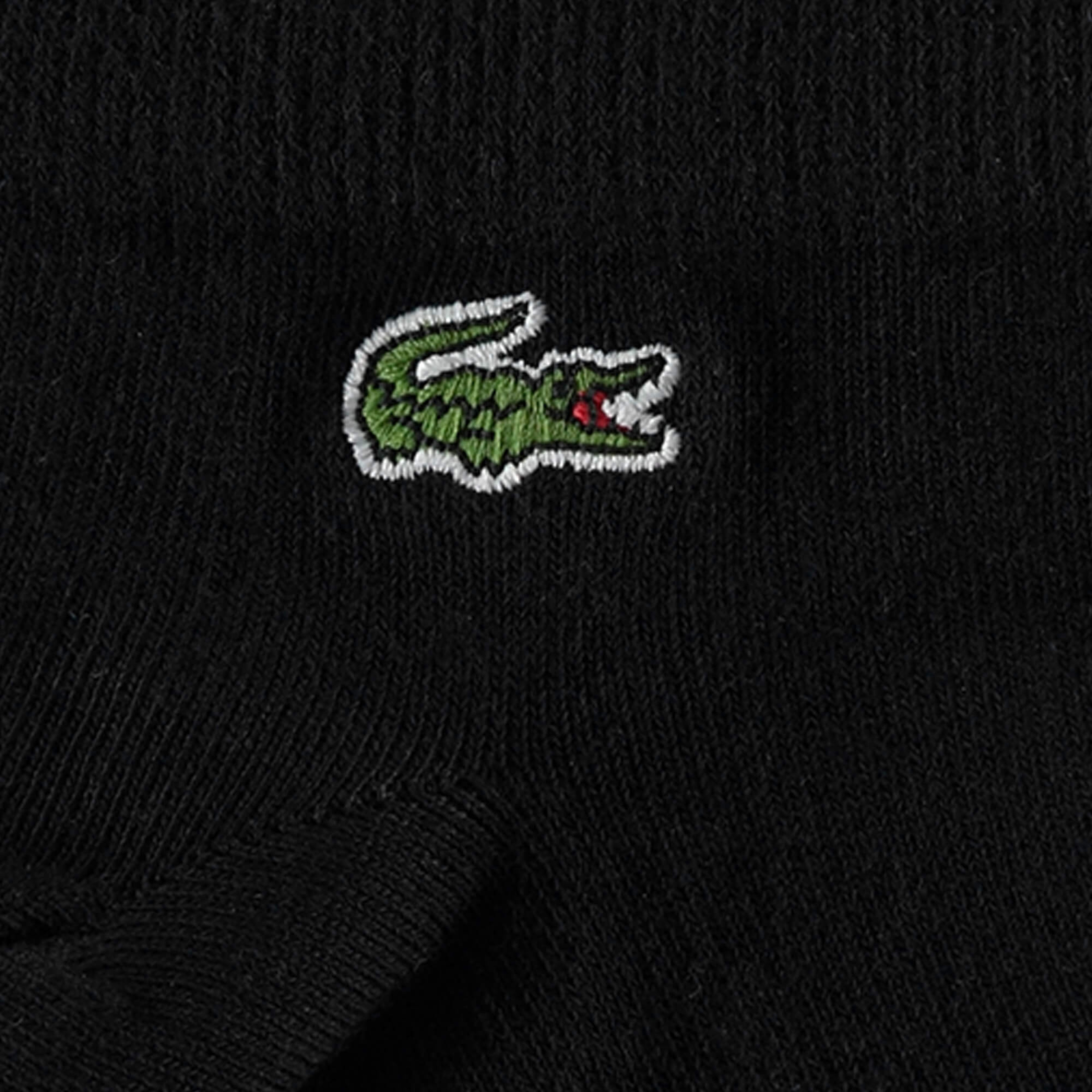Lacoste Unisex 2'li Siyah Beyaz Çorap