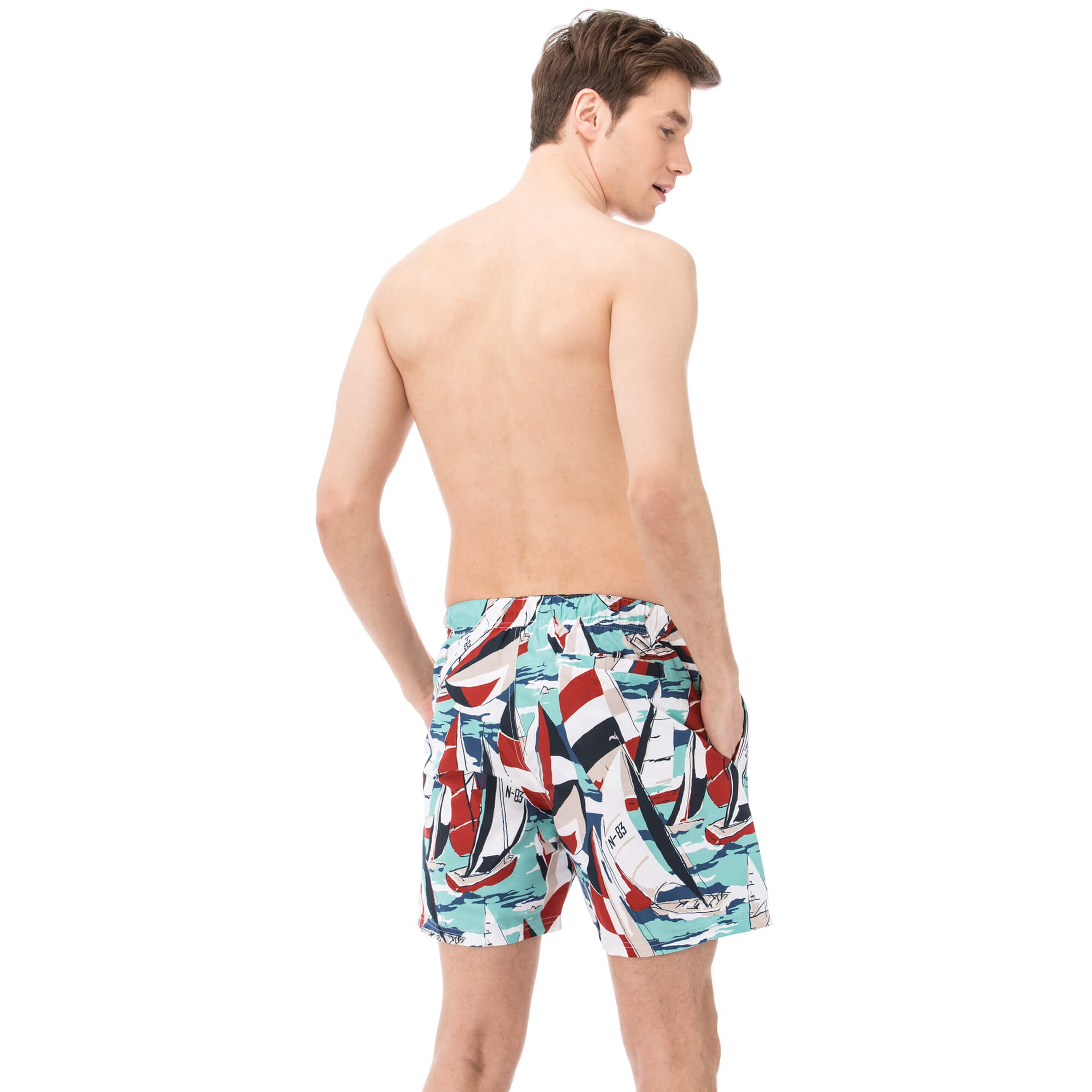 Nautica Erkek Desenli Uzun Mayoşort