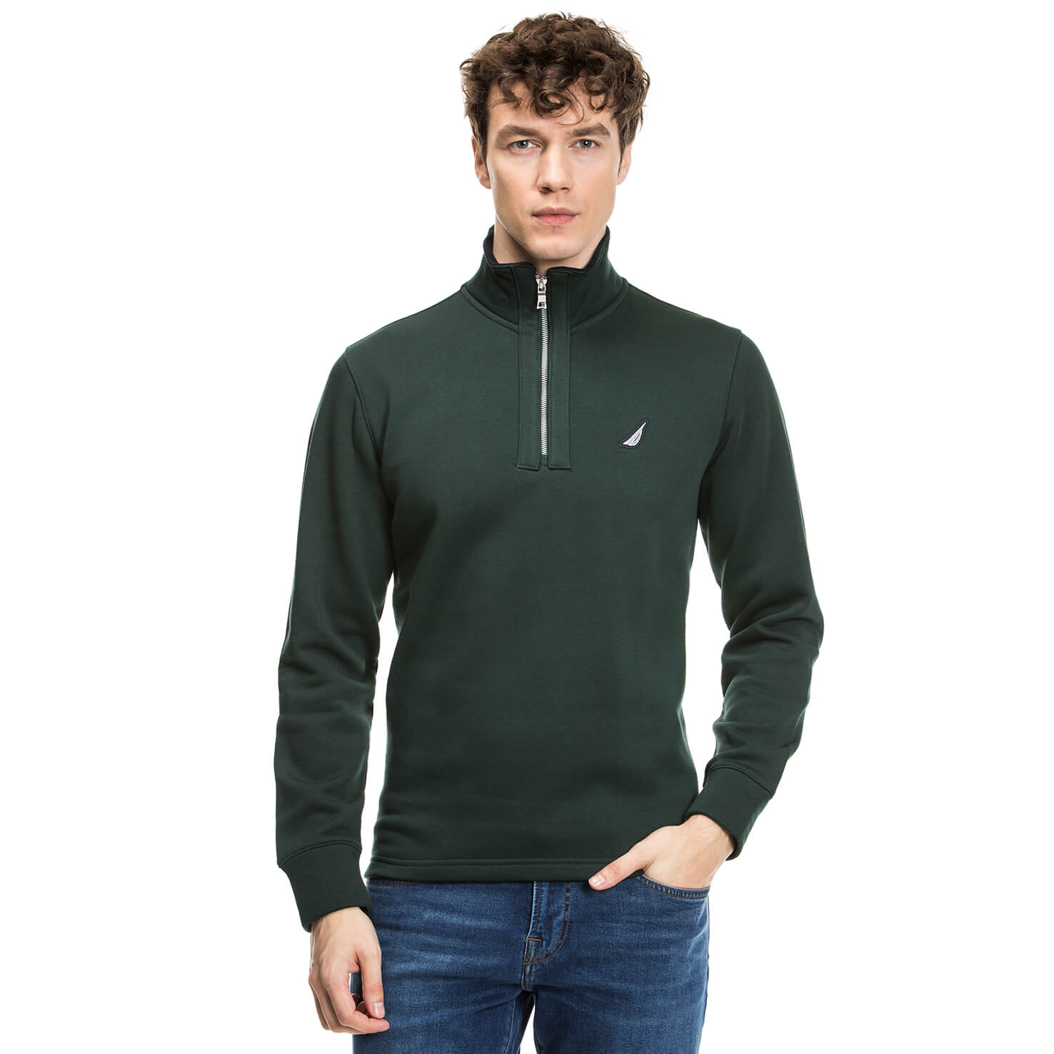 Nautica Erkek Mavi Sweatshirt
