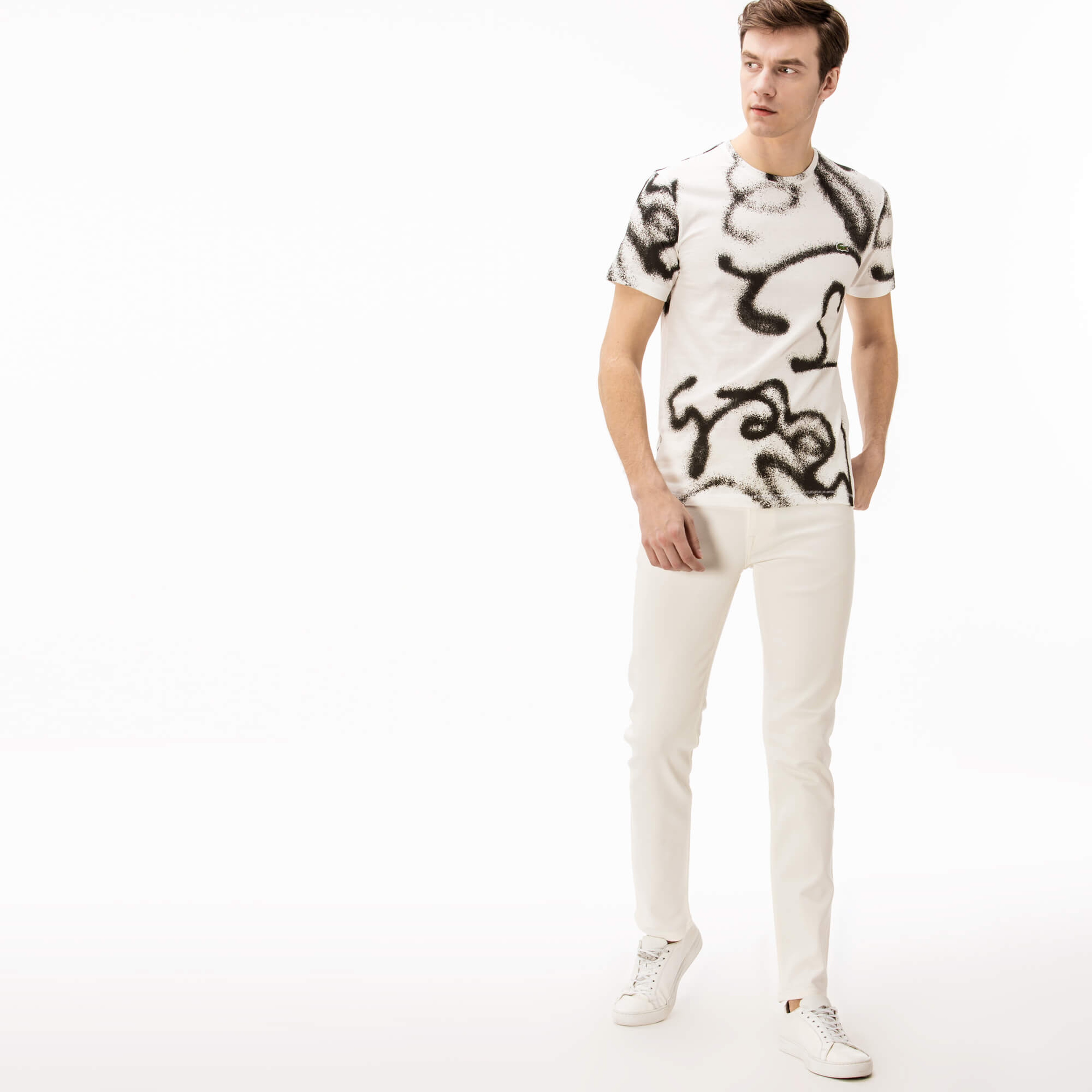 Lacoste Erkek Beyaz Pantolon