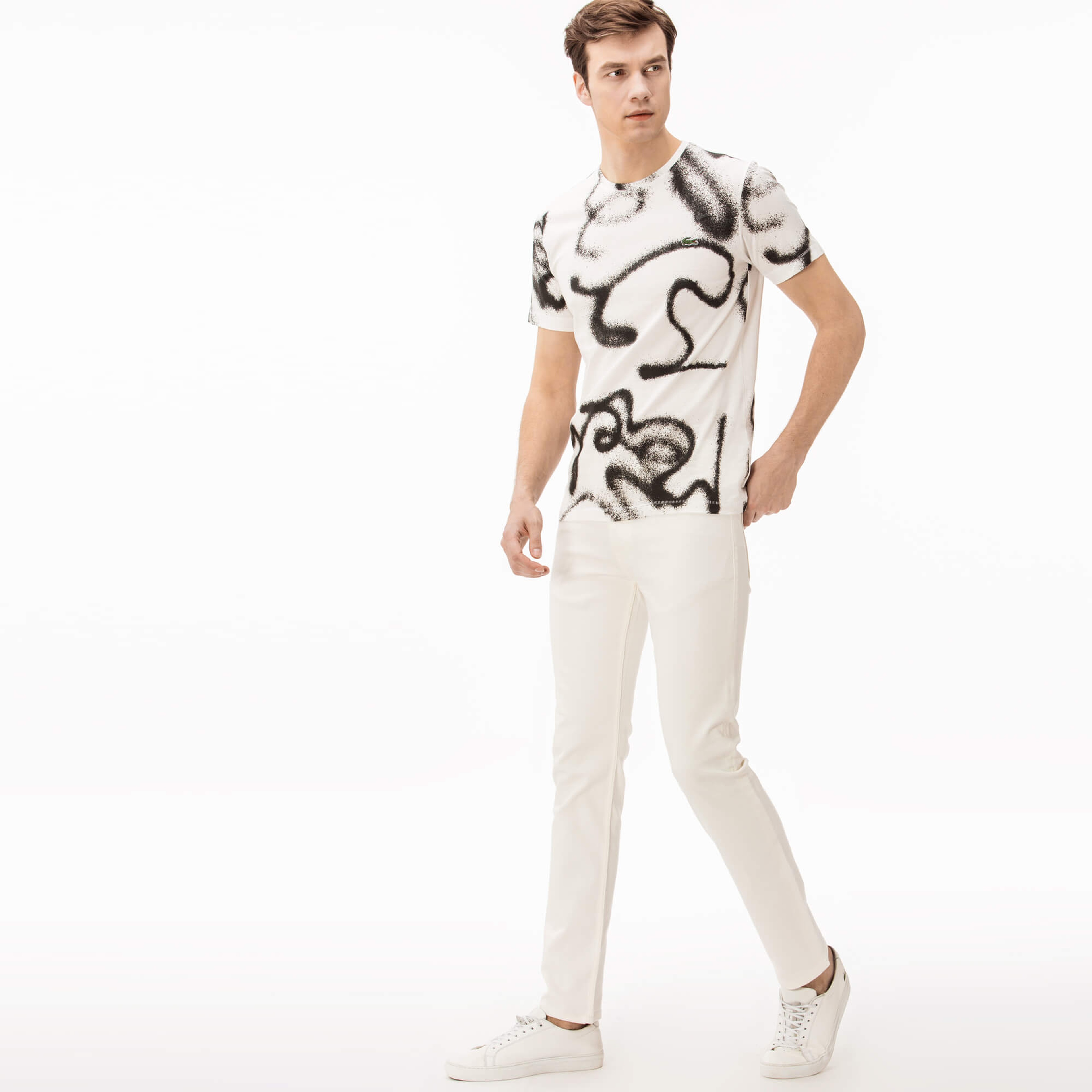 Lacoste Erkek Beyaz Pantolon