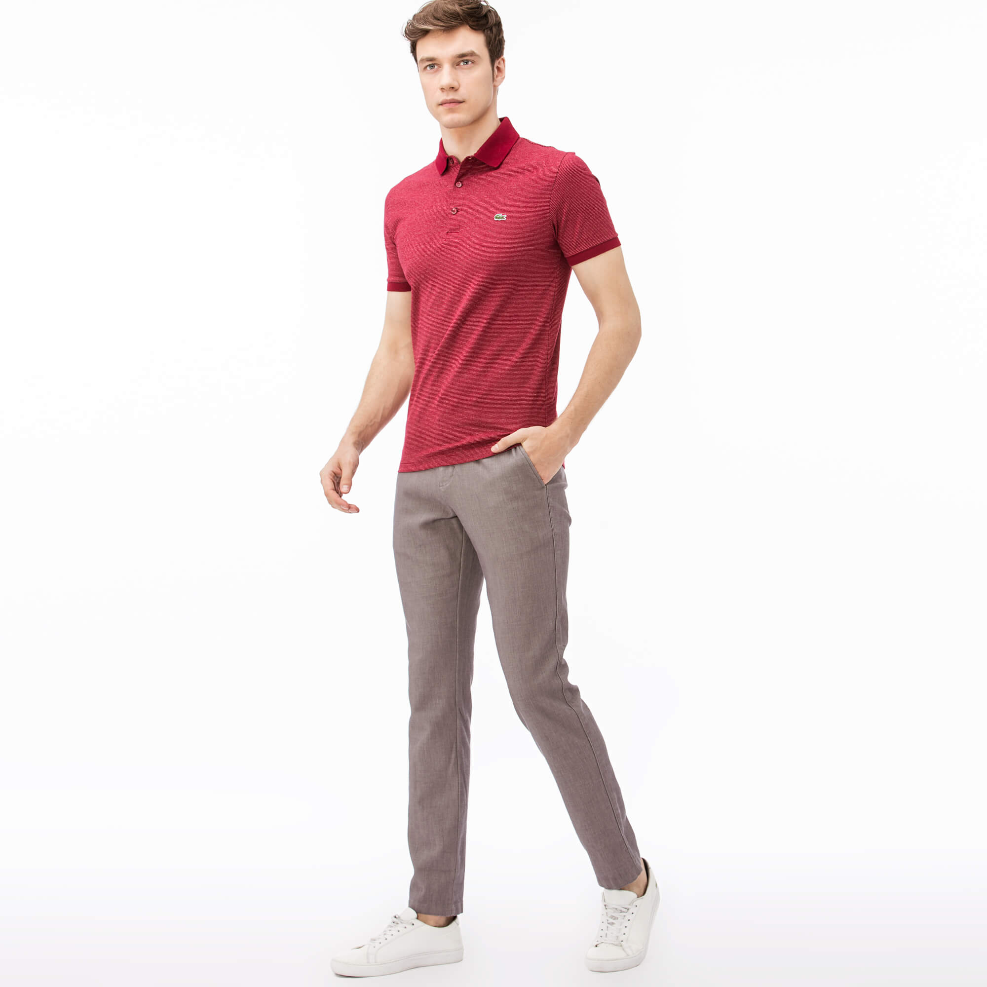 Lacoste Erkek Gri Pantolon