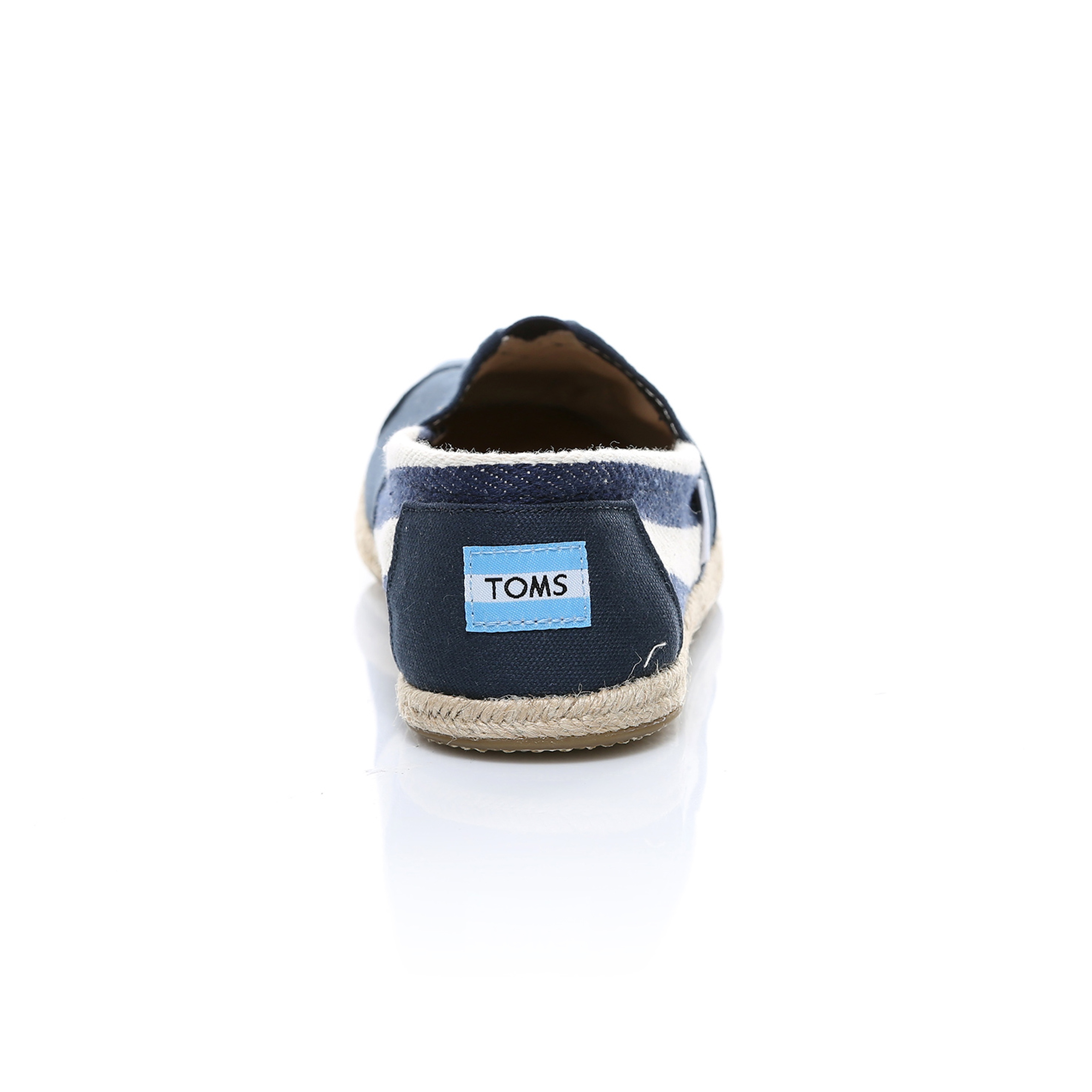 Toms Alpargata Stripe University Kadın Lacivert Espadril