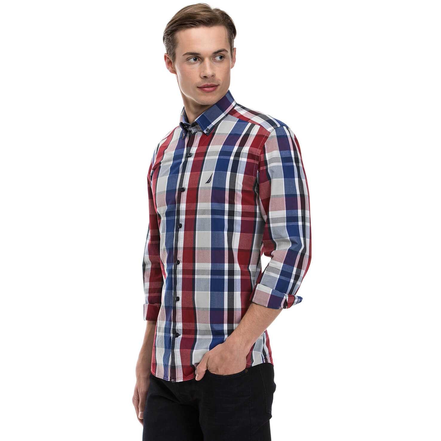 Nautica Erkek Kırmızı Gömlek