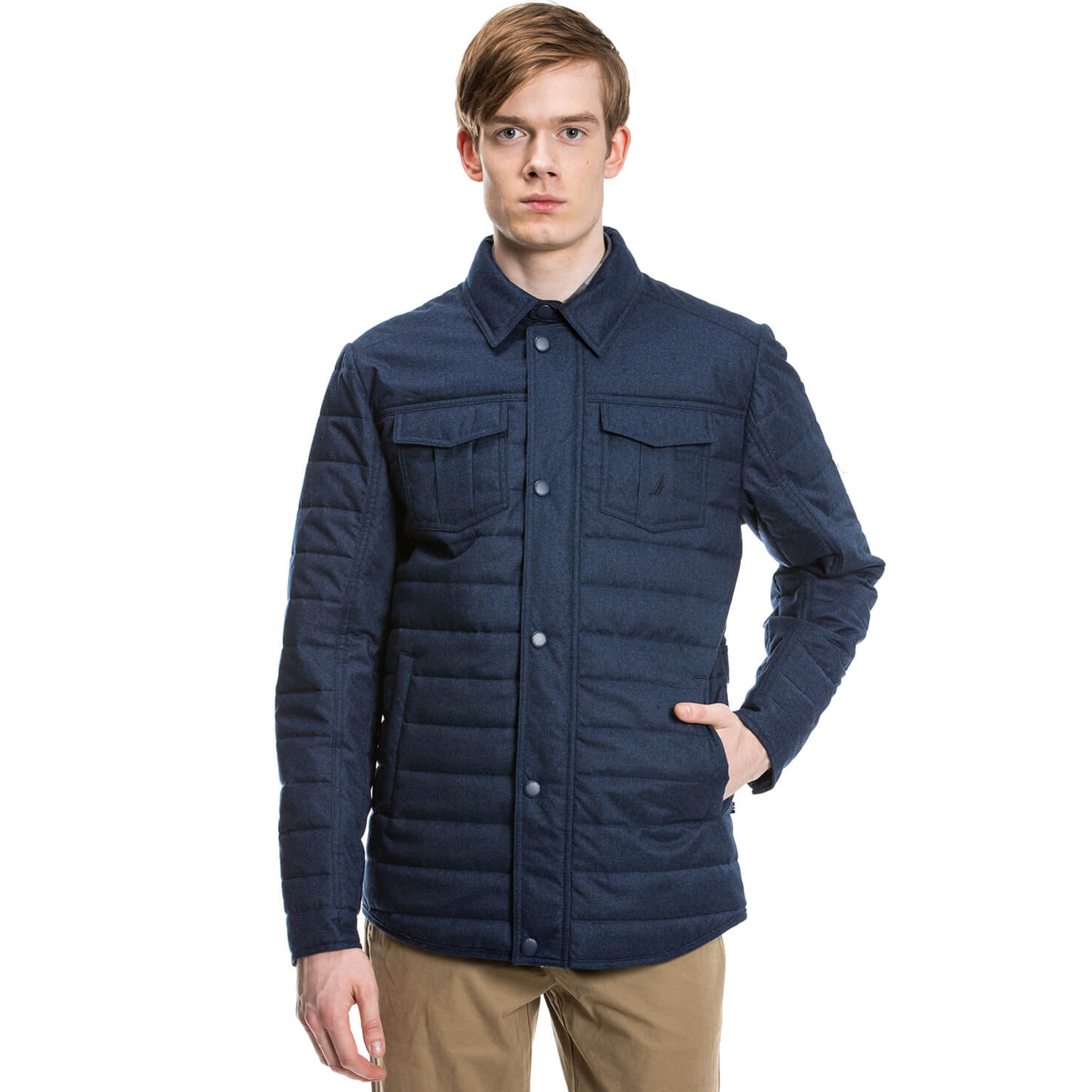 Nautica Erkek Lacivert Regular Fit Mont