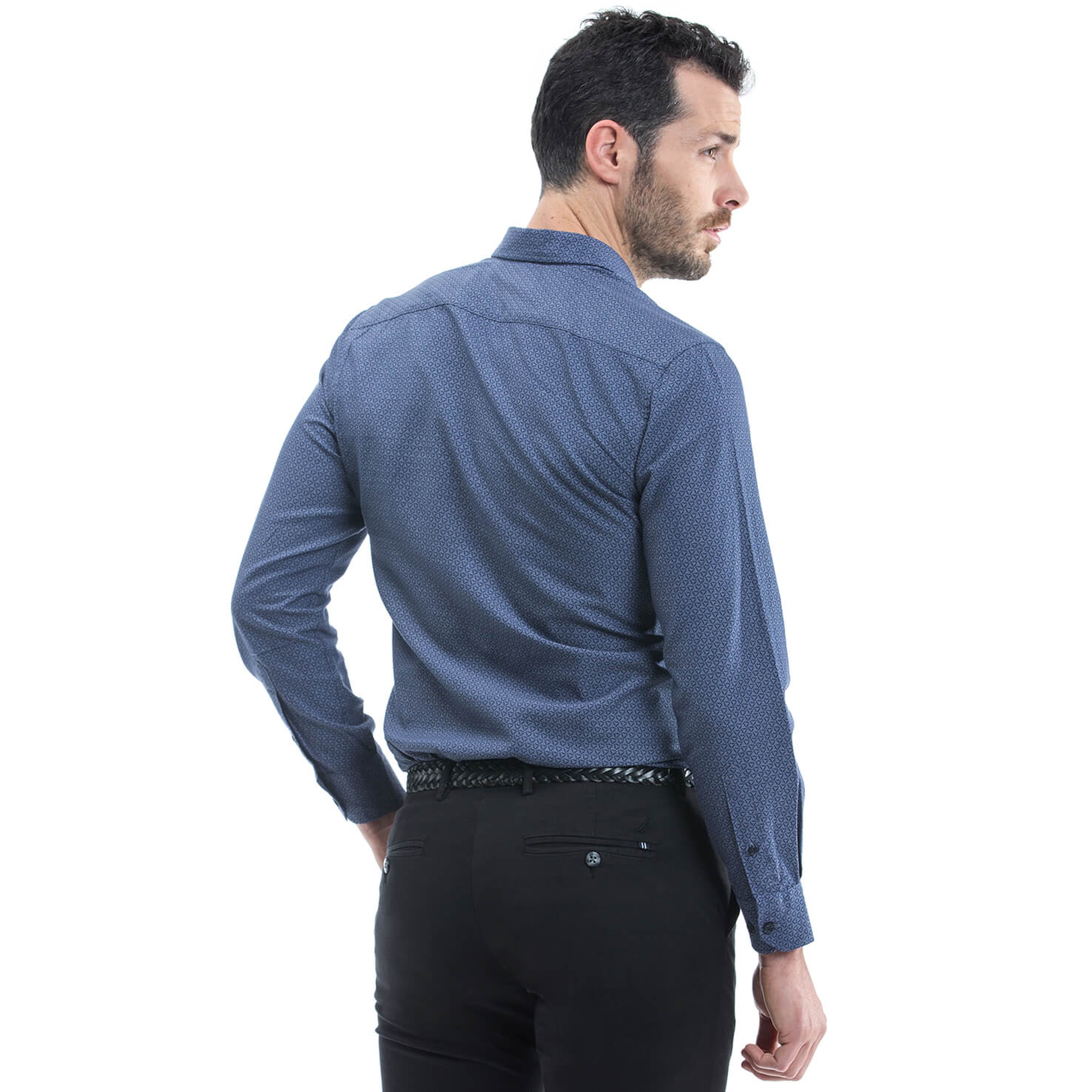 Nautica Erkek Lacivert Uzun Kollu Gömlek