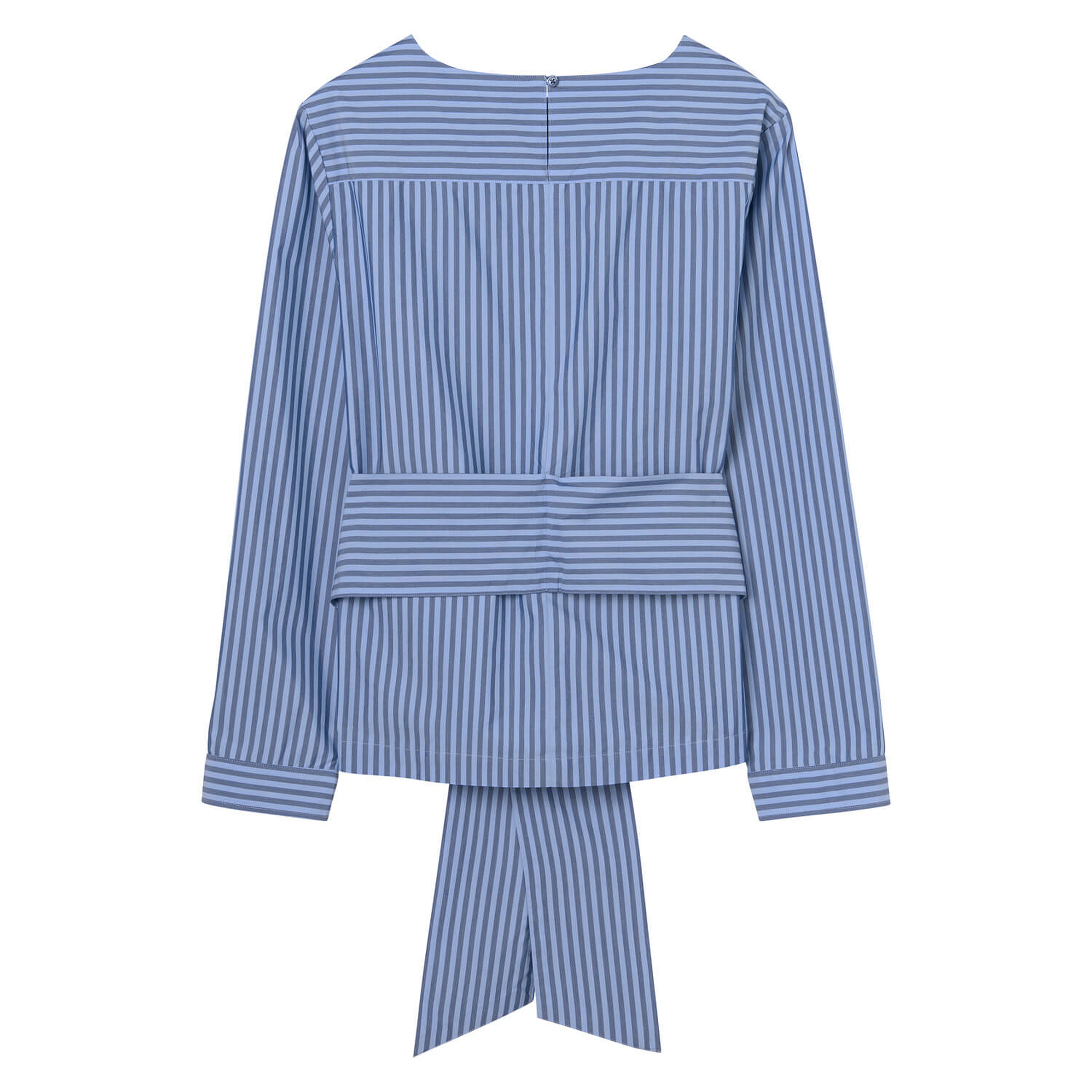 Gant Kadın Lacivert Uzun Kollu Regular Fit Bluz