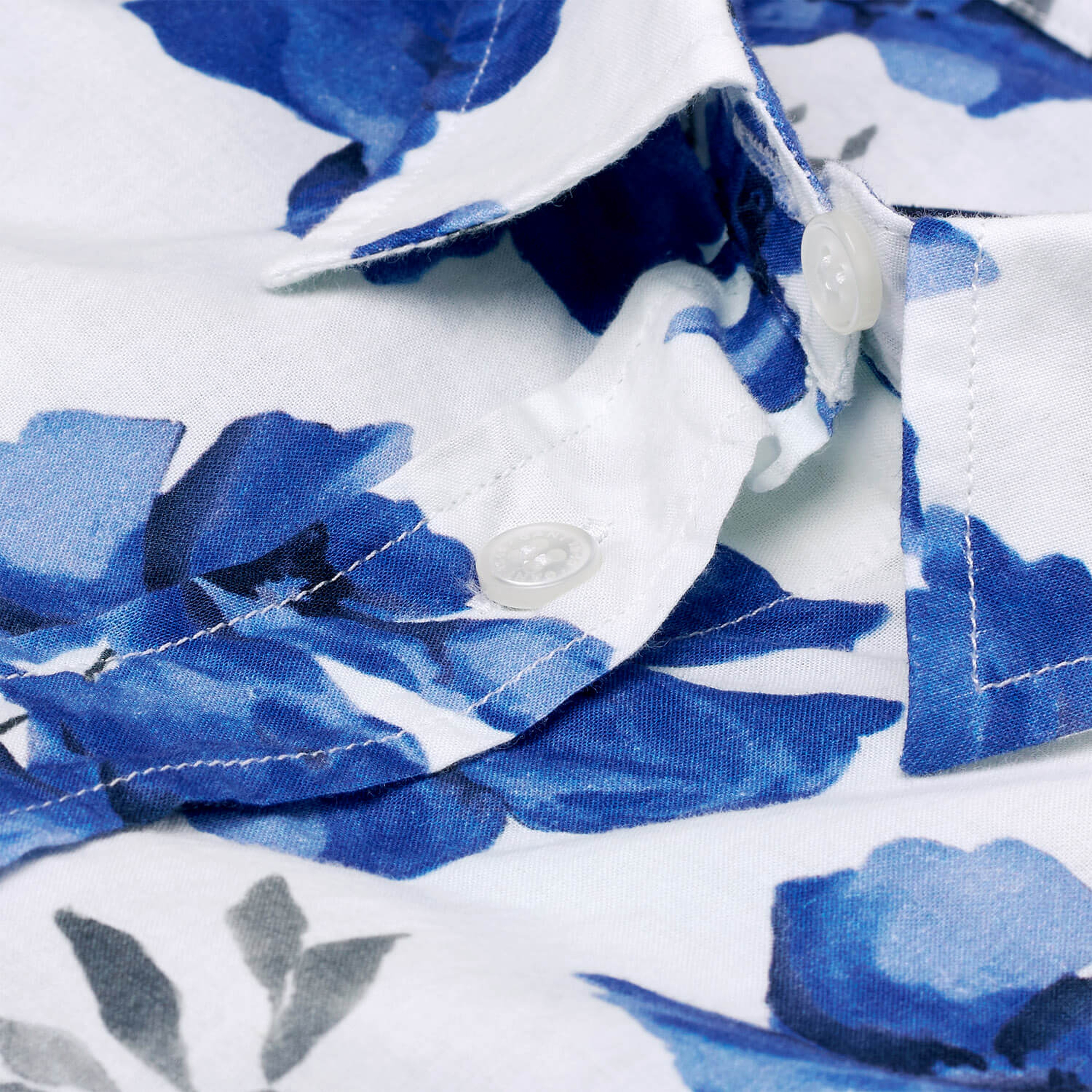 GANT Mavi Çiçek Desenli Bayan Gömlek