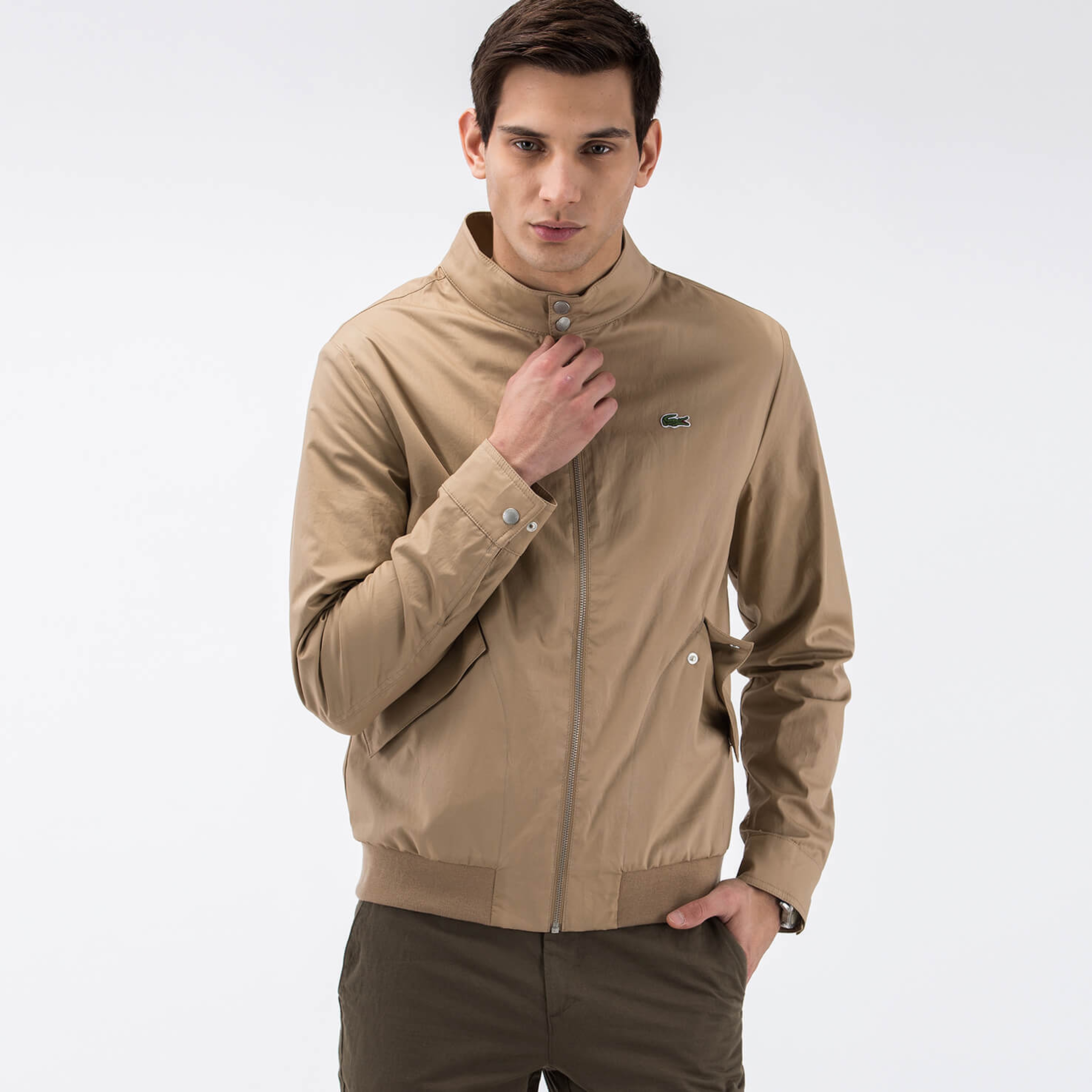 Lacoste Erkek Regular Fit Kahverengi Mont