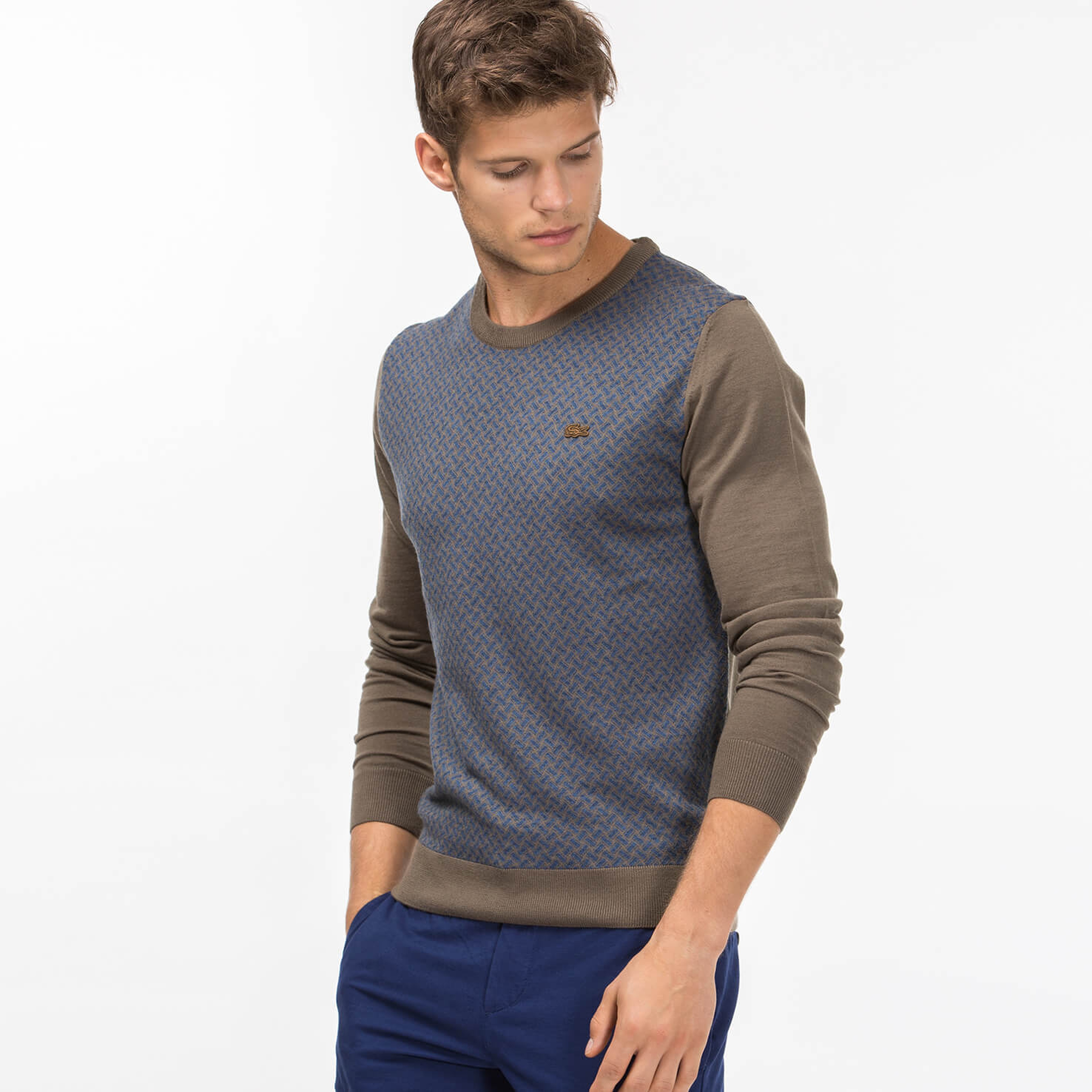 Lacoste Erkek Kahverengi Triko