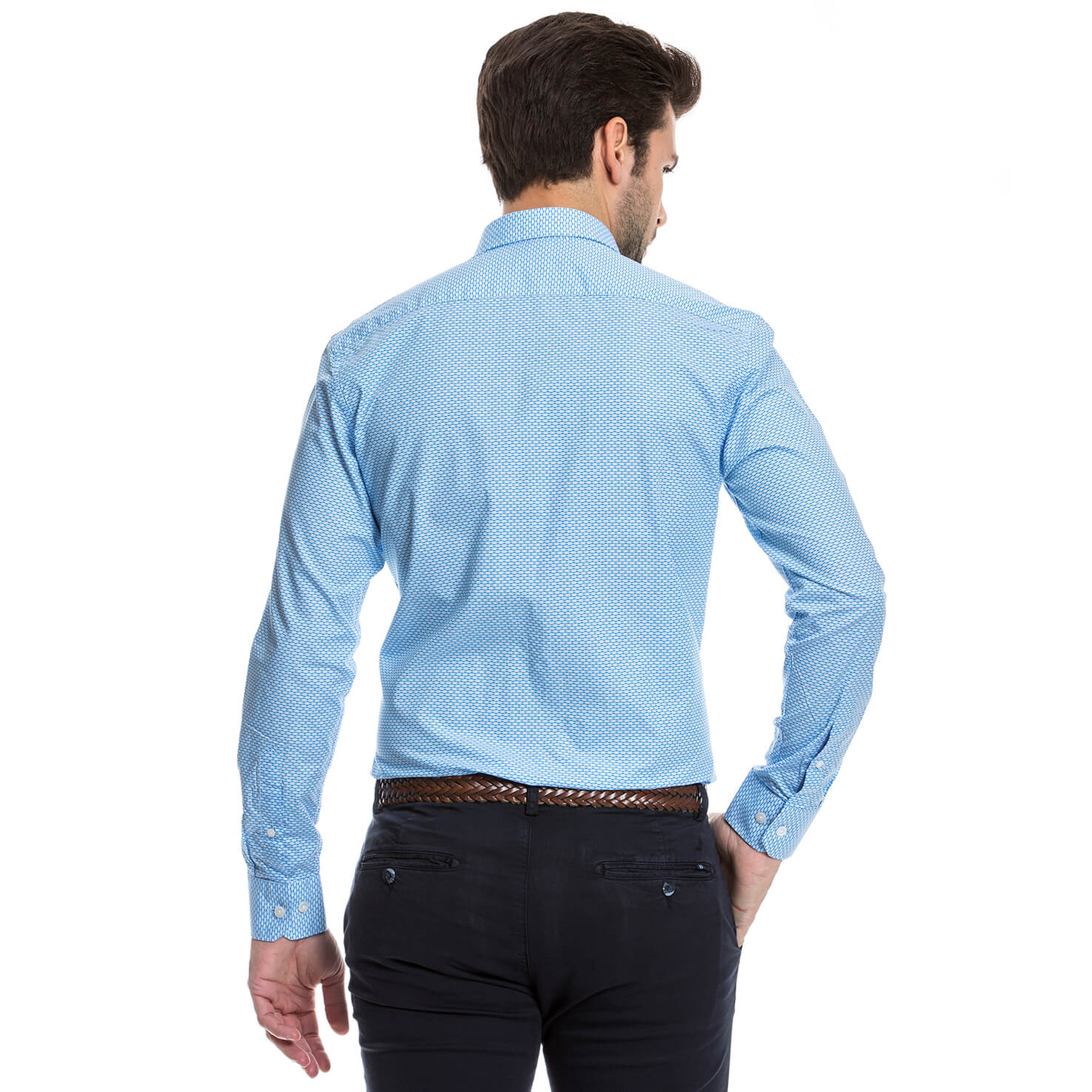 Nautica Erkek Mavi Gömlek