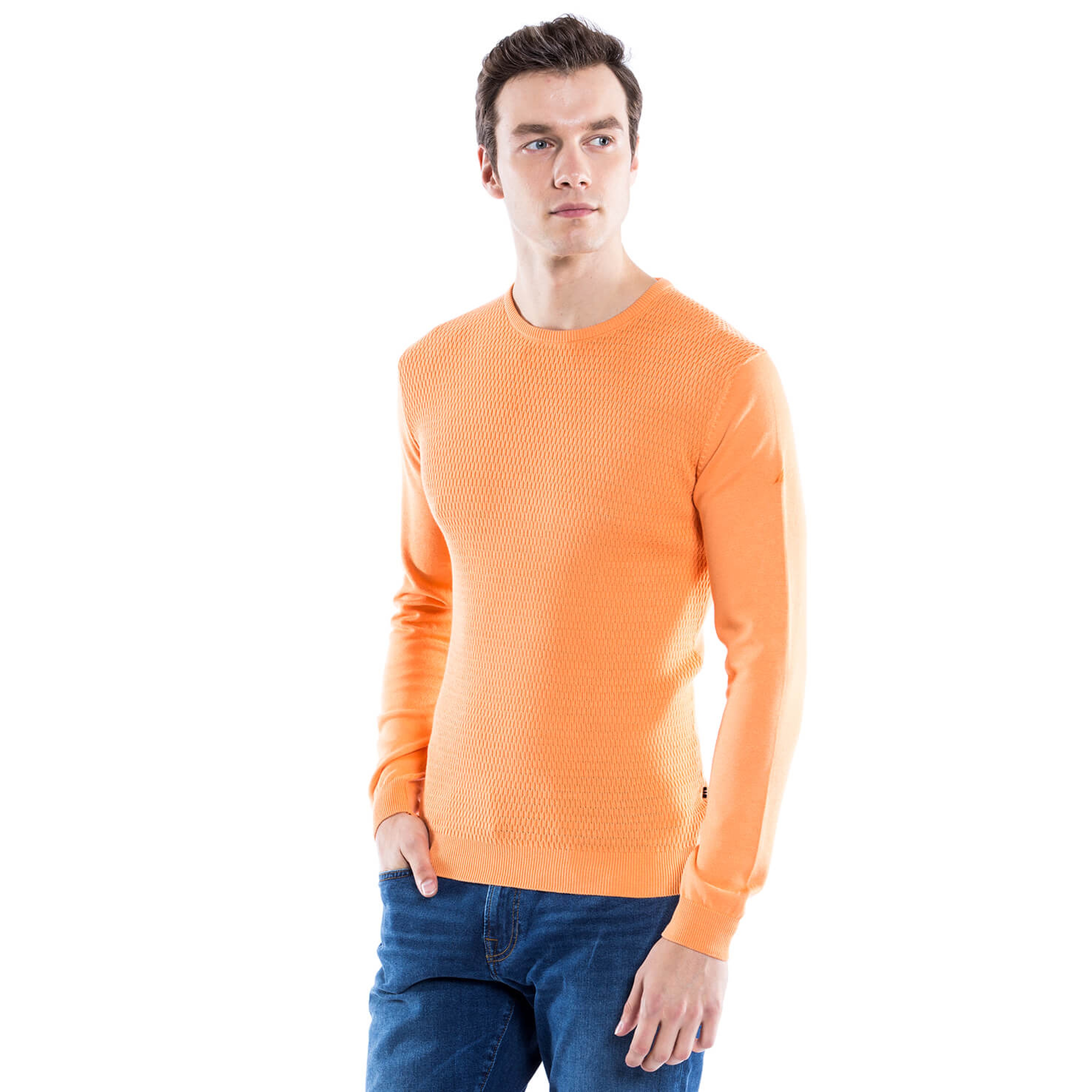 Nautica Erkek Turuncu Triko