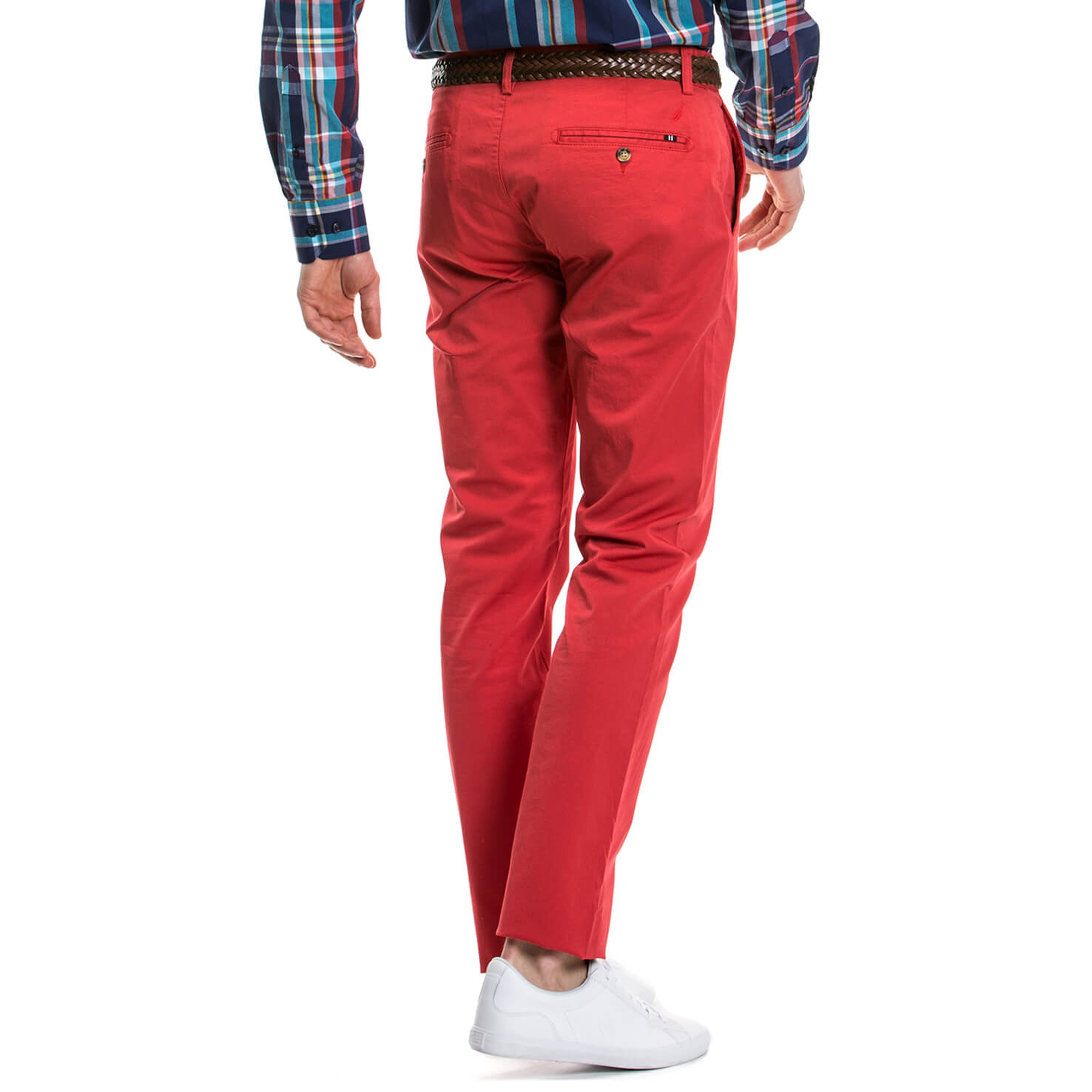 Nautica Erkek Slim Fit Kırmızı Pantolon