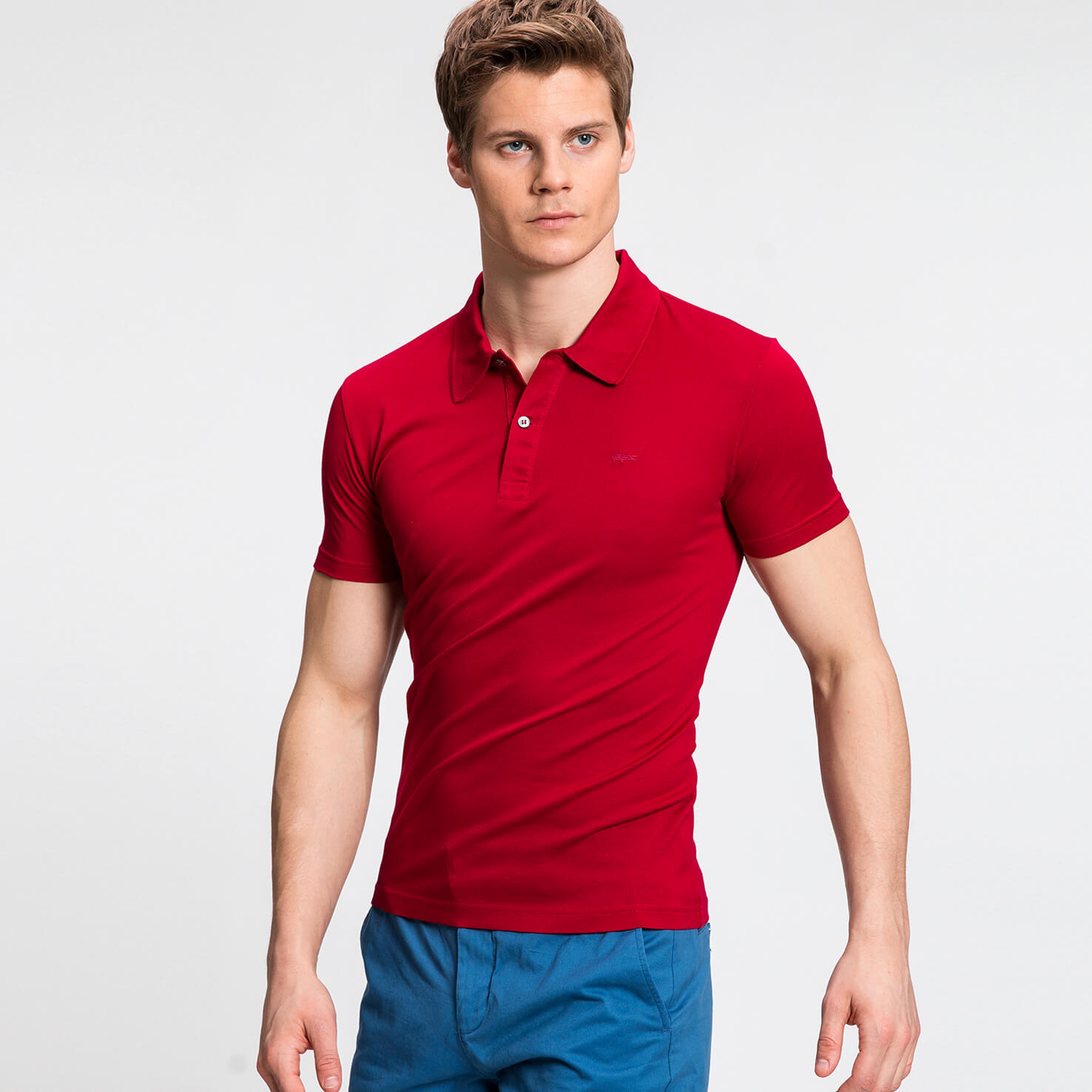 Lacoste Erkek Bordo Regular Fit Kısa Kollu Polo