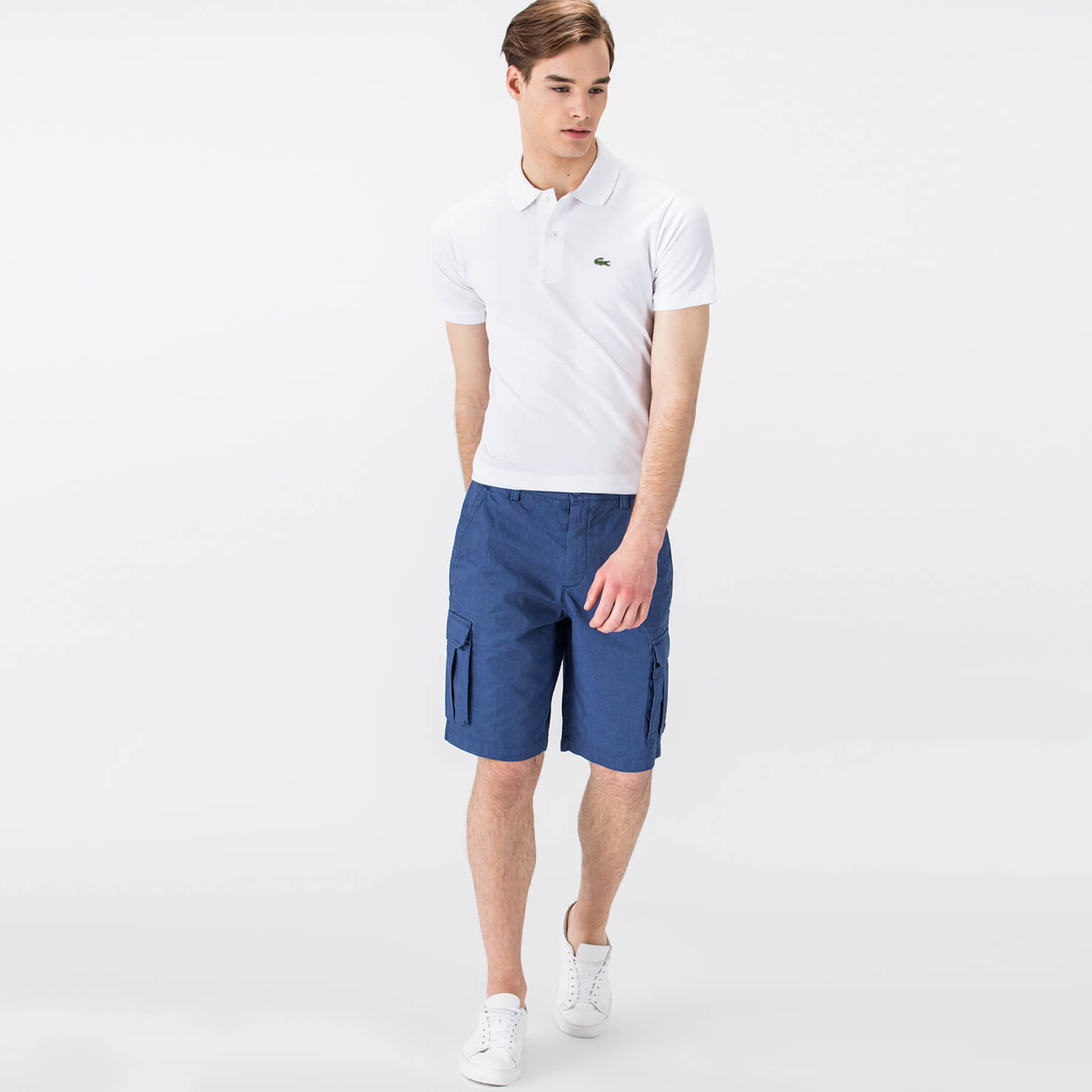 Lacoste Erkek Mavi Bermuda