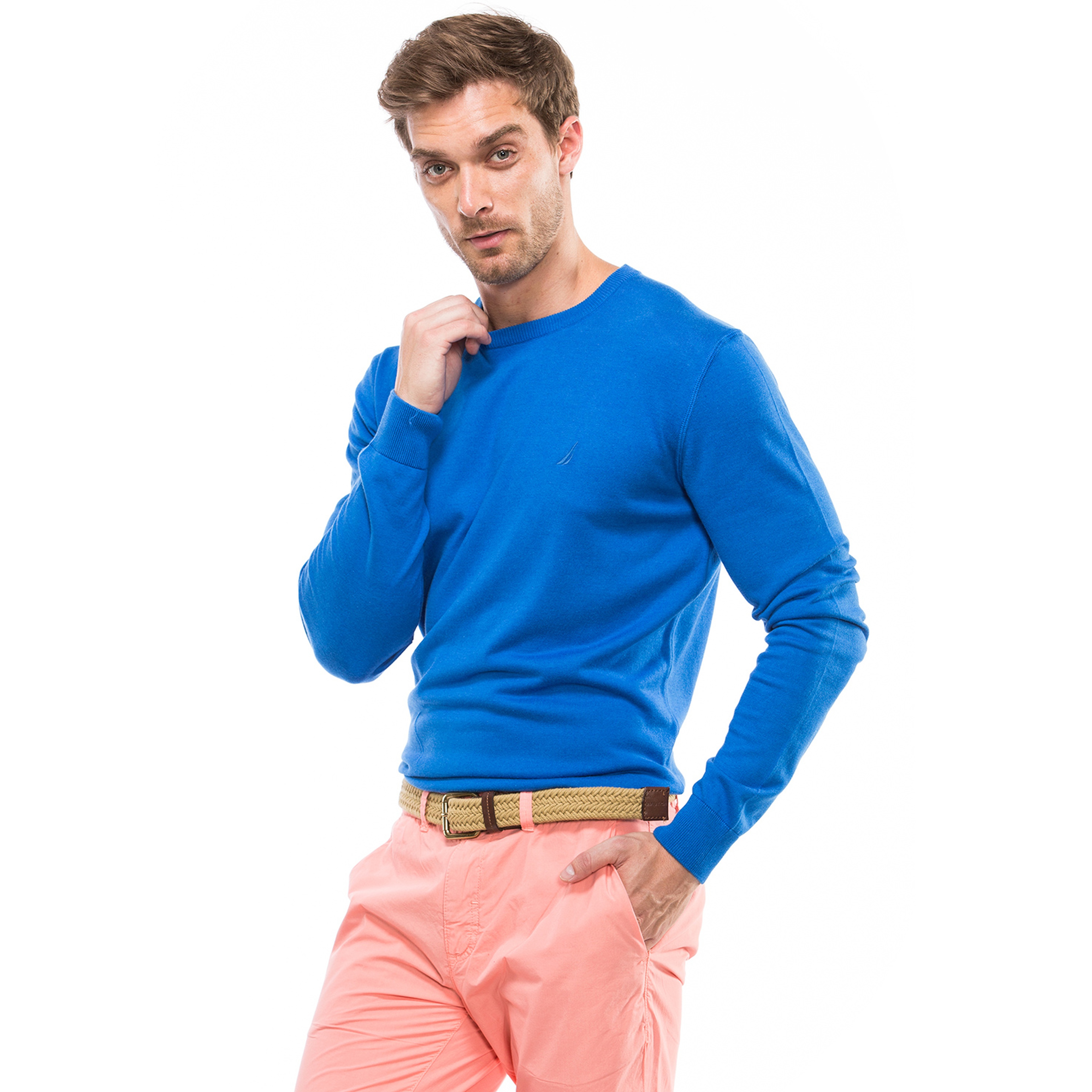 Nautica Erkek Mavi Triko